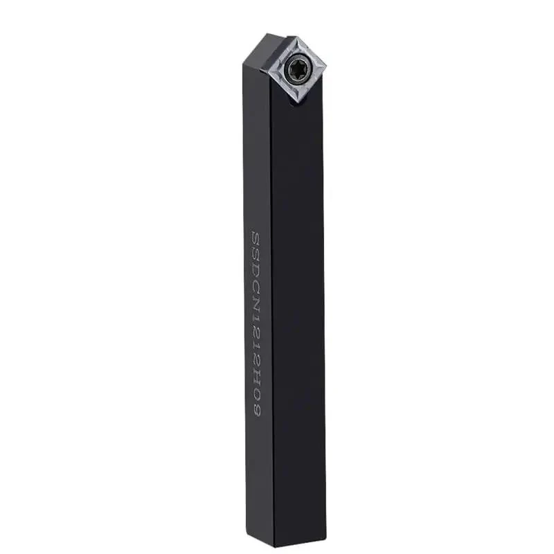 External Turning Tool Holder With 10 Pcs SCMT Carbide Inserts For CNC Lathe Cutting 12x12 16x16 25x25 Series Heavy Duty Aluminum Body High Precision Machining Accessory For Automotive Aerospace And General Metalworking Tasks - Image 2