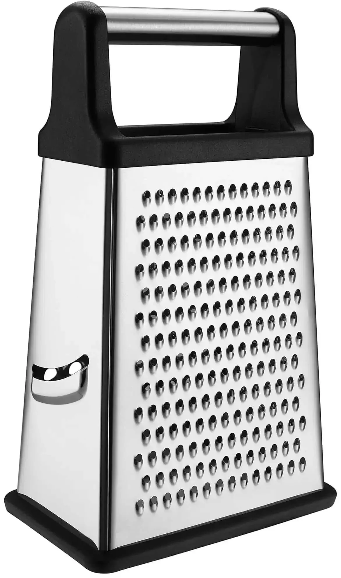 Extra Large Four Sided Stainless Steel Box Grater For Parmesan, Vegetables And Ginger, Dishwasher Safe, Fatigue Free Grating, Quick Prep, Grate Like A Boss At Home - Image 3
