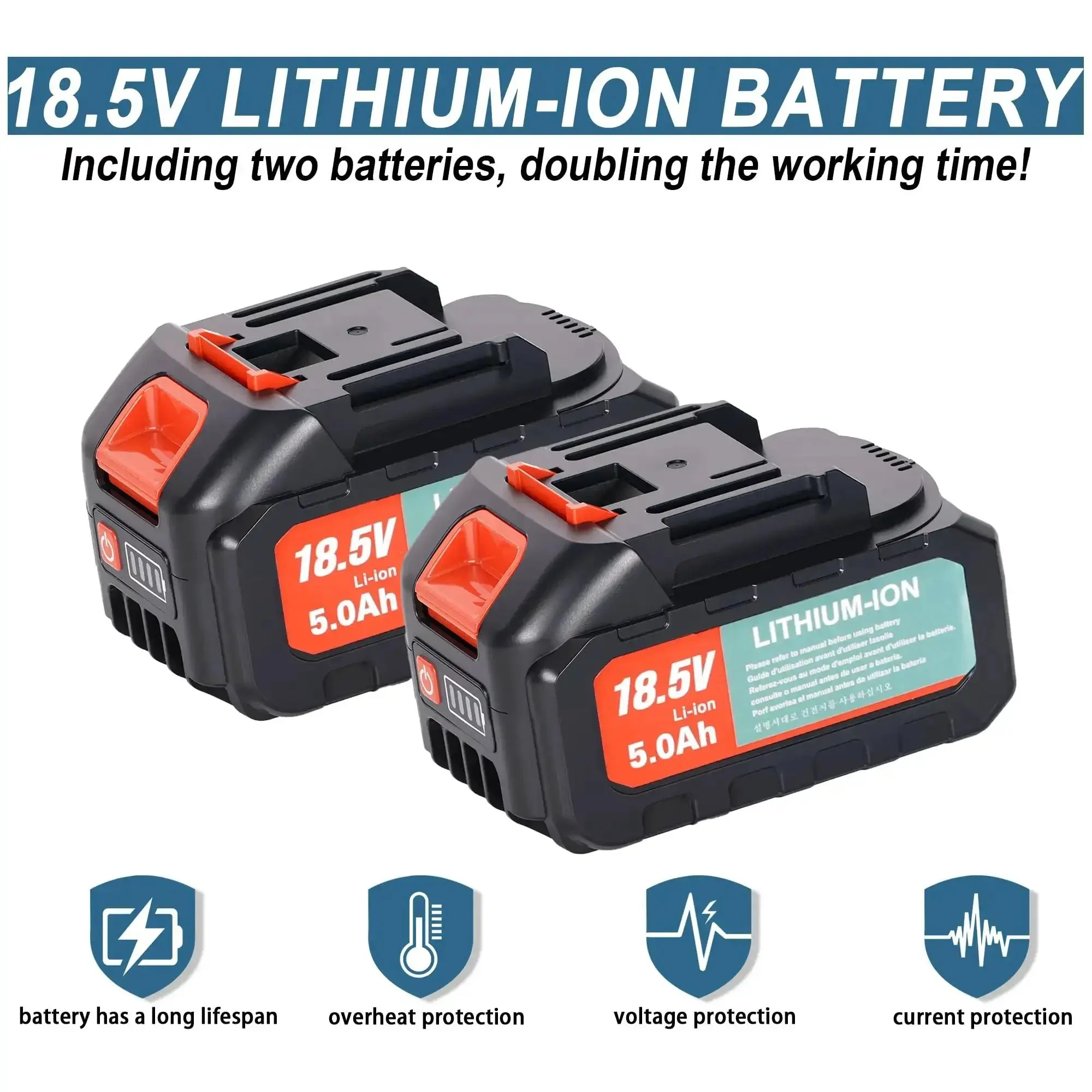 EZ8 Battery Hydraulic Knockout Punch Kit With Eight Ton Capacity For One Half To Two Inch Holes Slug Buster Draw Studs Battery Charger And Case Heavy Duty Pro Grade Tool For Steel Aluminum Stainless Fiberglass And Plastics - Image 2