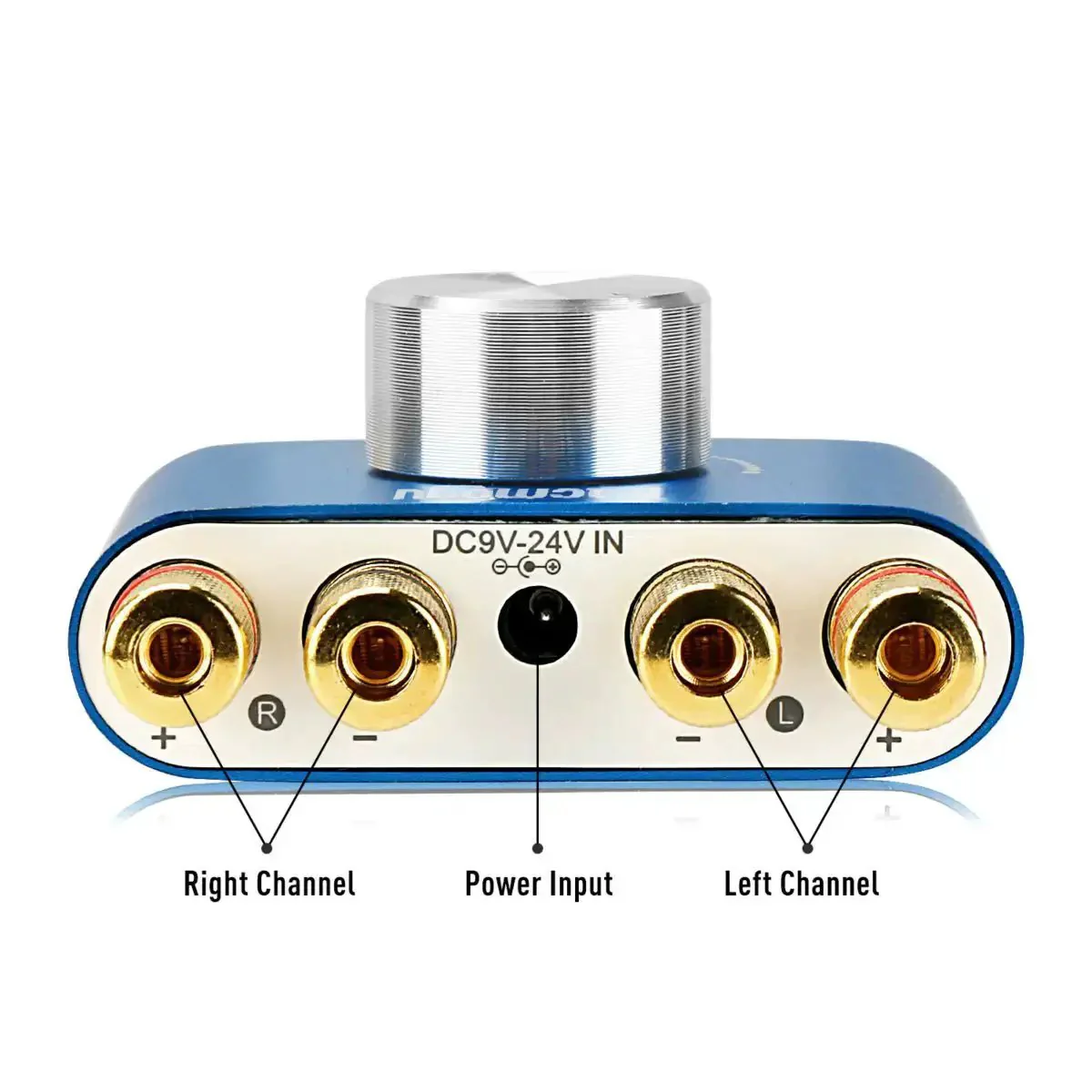 F900S 160W Mini Bluetooth 5.0 Power Amplifier With 2 Channel 80W X 2 Stereo Hi Fi Digital Amp Portable Wireless Audio Receiver And Speaker Amplifier AUX USB Bluetooth Input And 12V Power Supply - Image 8