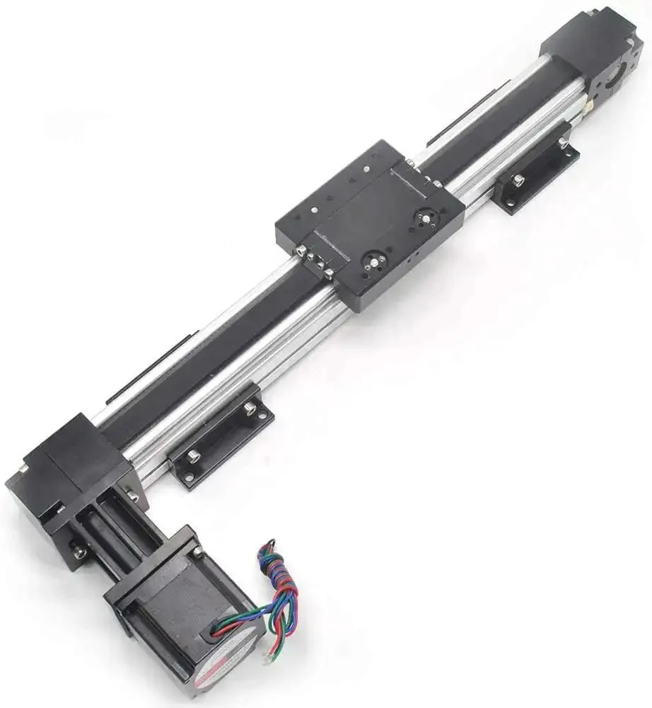 Fast 400mm Belt Driven Linear Actuator With 16 Inch Stroke For CNC Positioning, Nema 17 Motor, Precision Guide Rail System, 600mm Travel, Low Noise, High Speed Up To 500 Millimeters Per Second, 0.1mm Repeatability
