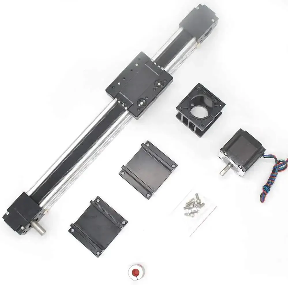 Fast 400mm Belt Driven Linear Actuator With 16 Inch Stroke For CNC Positioning, Nema 17 Motor, Precision Guide Rail System, 600mm Travel, Low Noise, High Speed Up To 500 Millimeters Per Second, 0.1mm Repeatability - Image 4