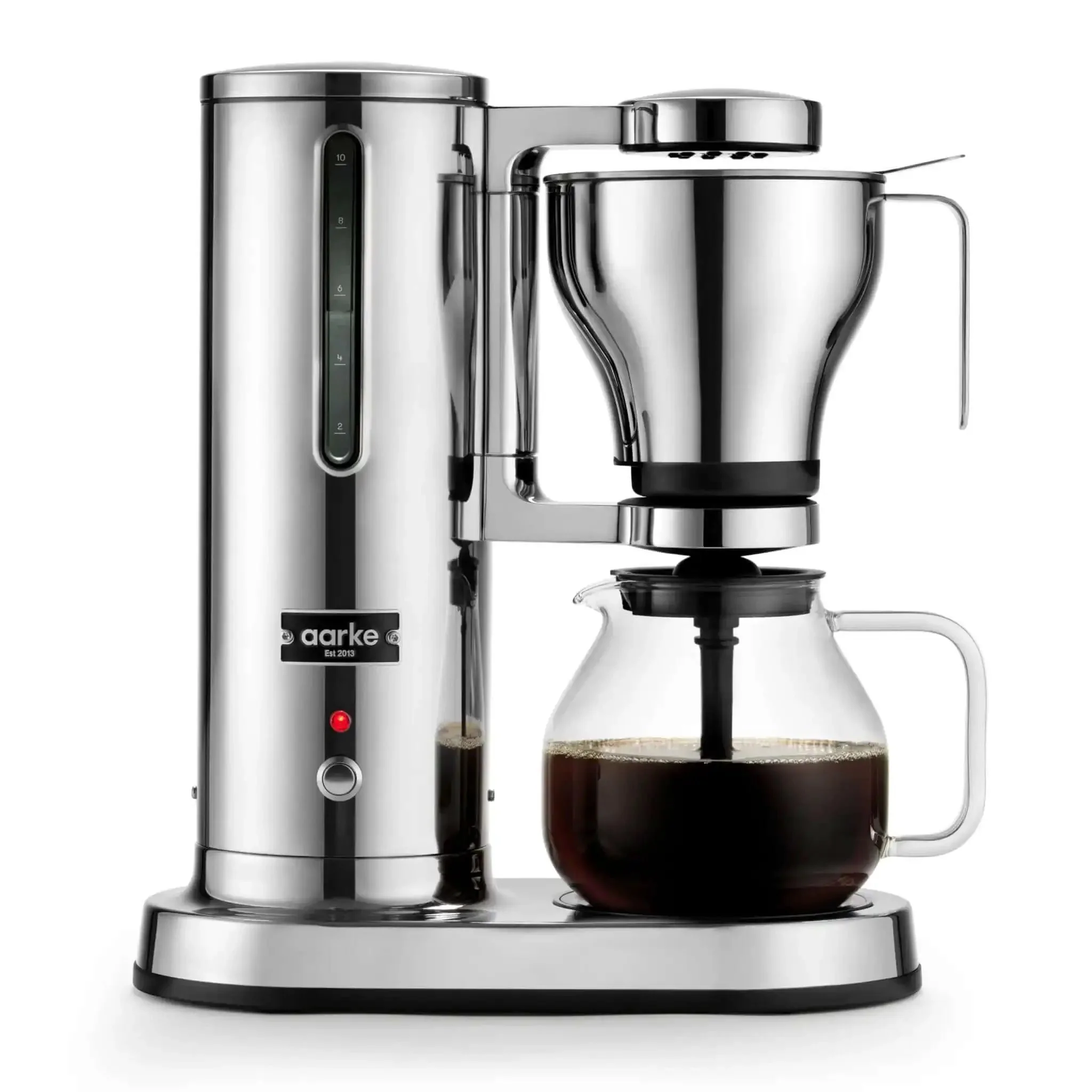 Fast Brew Electric Drip Coffee Maker With Automatic Drip Stop Glass Carafe And Stainless Steel Build Delivers Full Pot In Under Six Minutes For Superior Home Barista Level Flavor And SCA Certified Consistency