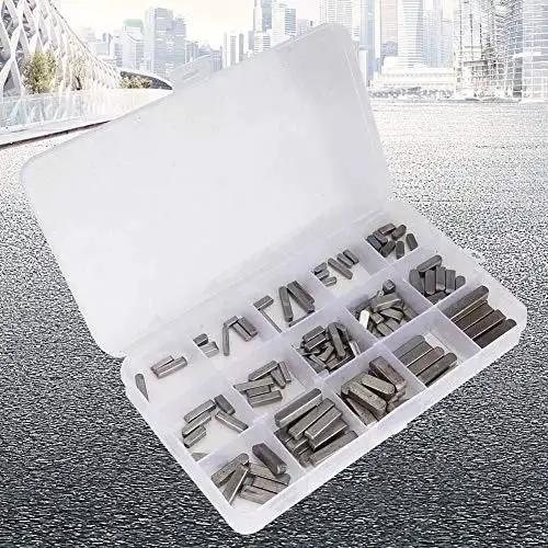 Feather Key Set 140 Pcs Round Ended Square Parallel Keys Kit With 3, 4, 5, 6 Mm Sizes For Power Tools And Machinery Pro Grade Must Have Complete Assortment For Easy Replacement Durable Fastening Tool Accessories - Image 6