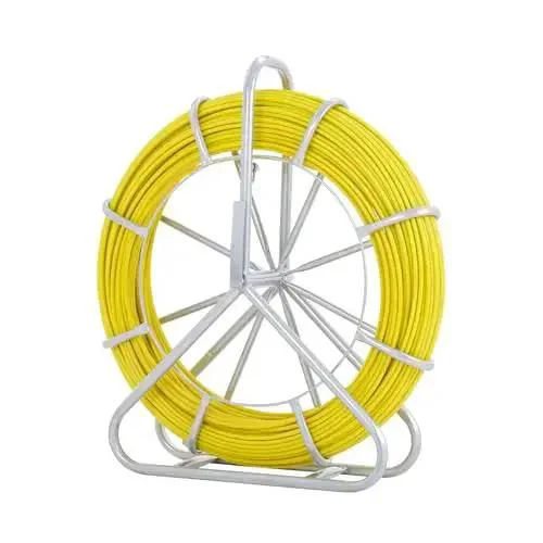 Fiberglass Fish Tape 425 Foot Long Quarter Inch With Pro Grade Durable Stand Non Conductive Wire Cable Running Rodder For Walls Floors And Electrical Conduit Flexible Yet Tough For Easy Cable Pulling - Image 3