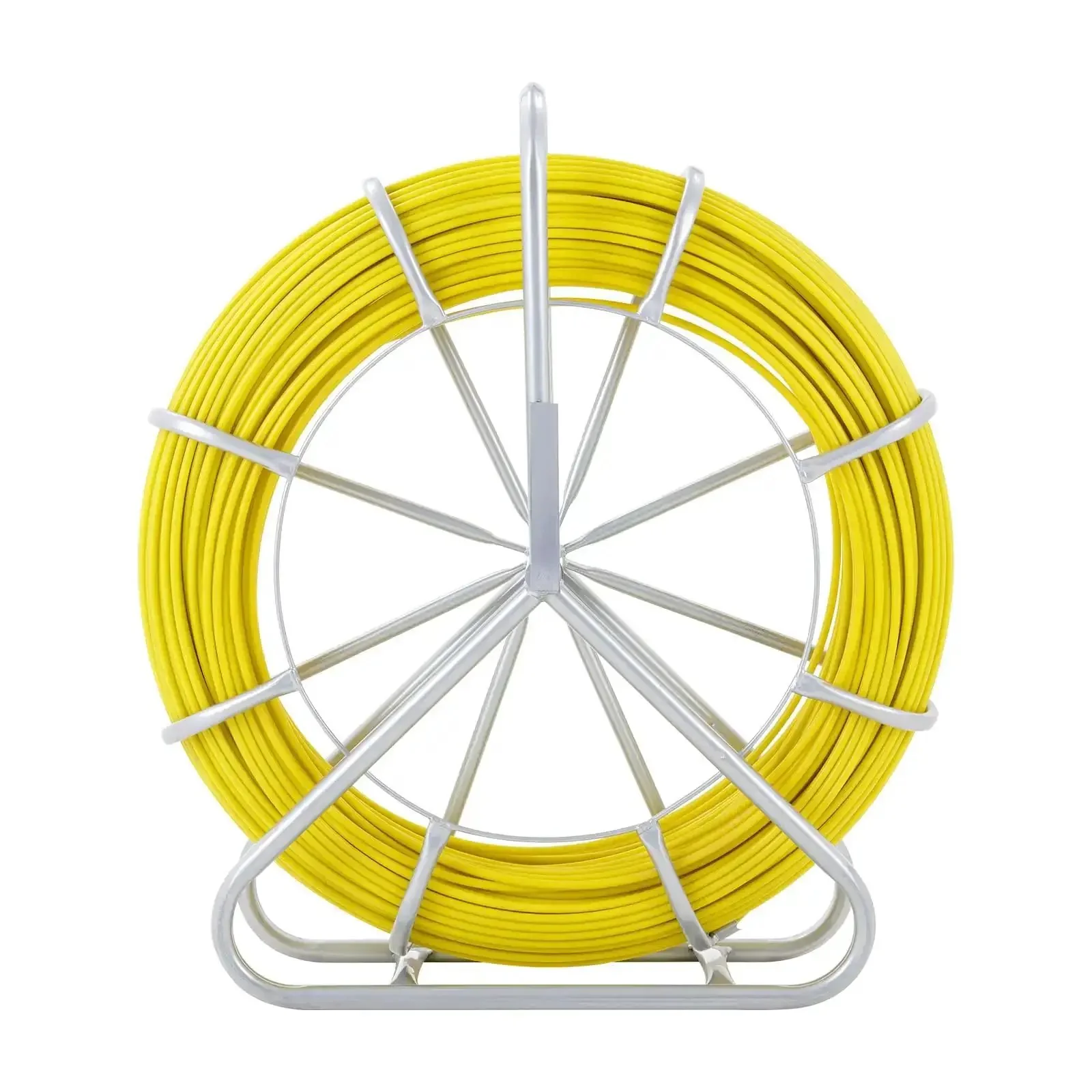 Fiberglass Fish Tape 425 Foot Long Quarter Inch With Pro Grade Durable Stand Non Conductive Wire Cable Running Rodder For Walls Floors And Electrical Conduit Flexible Yet Tough For Easy Cable Pulling - Image 5