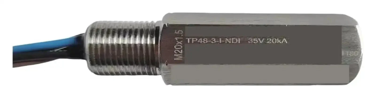Field Transmitter Surge Protector For Industrial Equipment 3 Wire 20 kA Surge Rating M20 1.5 Thread Industrial Signal Line Protector To Boost Uptime And Equipment Safety In Automation Systems