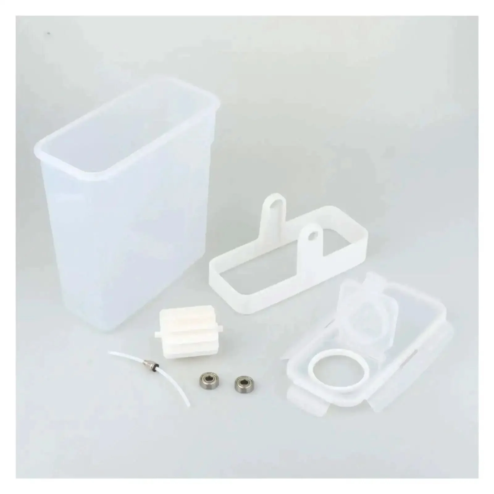 Filament Dryer Box For 1Kg Spools Keeps Filament Dry And Ready, Prevents Brittle Printing, Waterproof Exterior, Sealed Moisture Barrier, Perfect For PLA And Other Filaments, White Kitchen Style Storage Case - Image 2