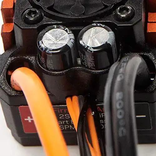 Firma 85A Brushless Smart ESC And 3300Kv Sensorless Motor Combo For RC Cars And Trucks With Telemetry Ready System SPMXSEMC01 Black Housing Power Packed Precise Throttle Response And Smooth Acceleration - Image 5