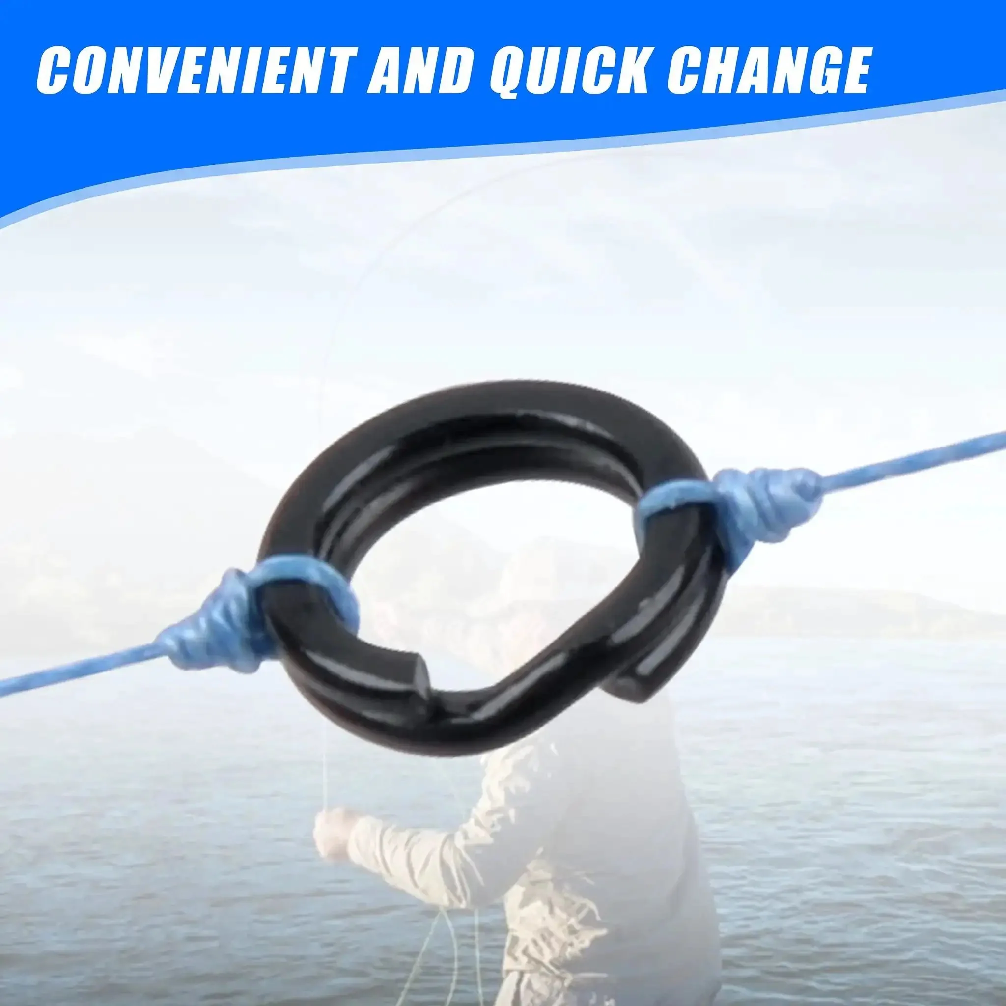 Fishing Split Rings Assortment Kit With 200 Pcs Stainless Steel Rings, Multi Size From 4.0 Mm To 6.0 Mm, Double Flat Wire Snap Rings, High Strength Lure Hook Connectors, Durable Tackle Box Essential - Image 5