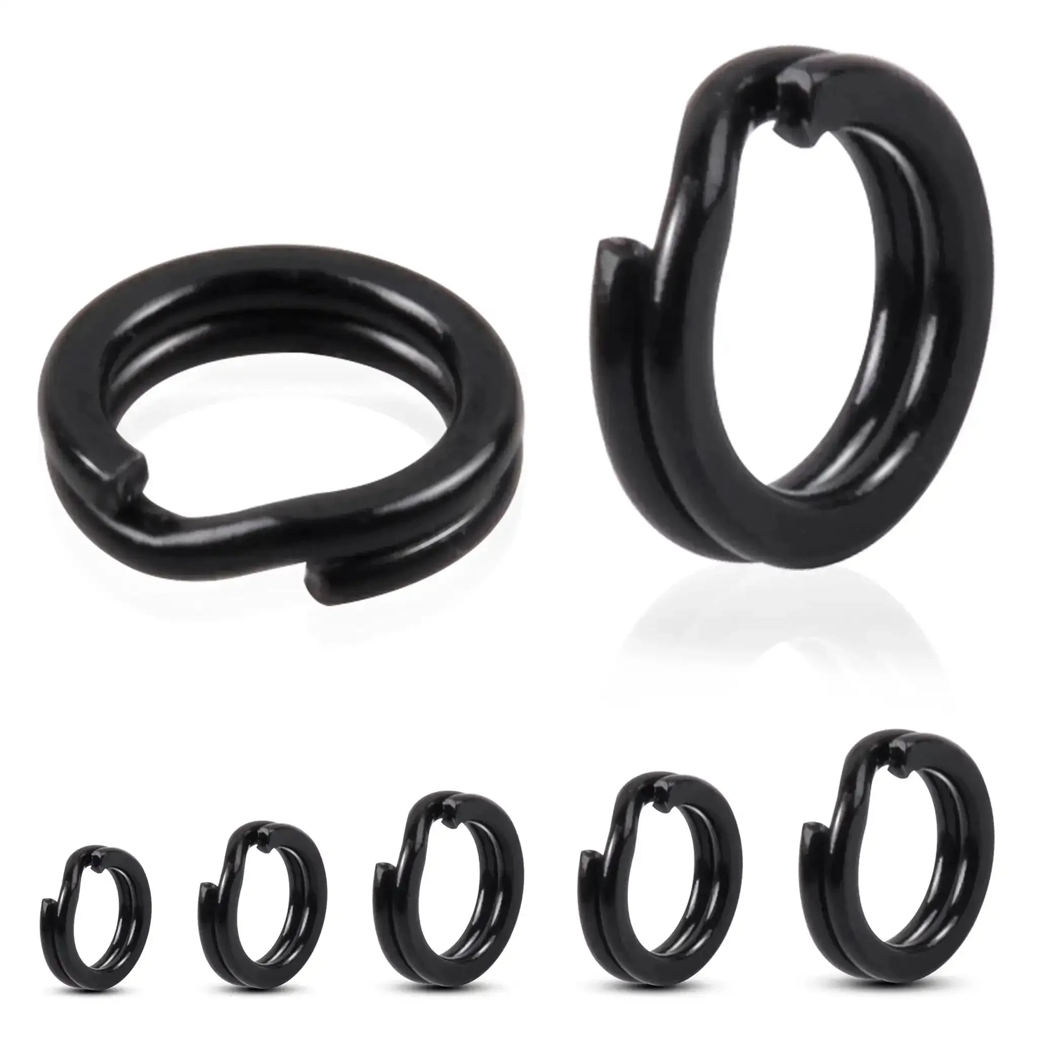Fishing Split Rings Assortment Kit With 200 Pcs Stainless Steel Rings, Multi Size From 4.0 Mm To 6.0 Mm, Double Flat Wire Snap Rings, High Strength Lure Hook Connectors, Durable Tackle Box Essential - Image 7