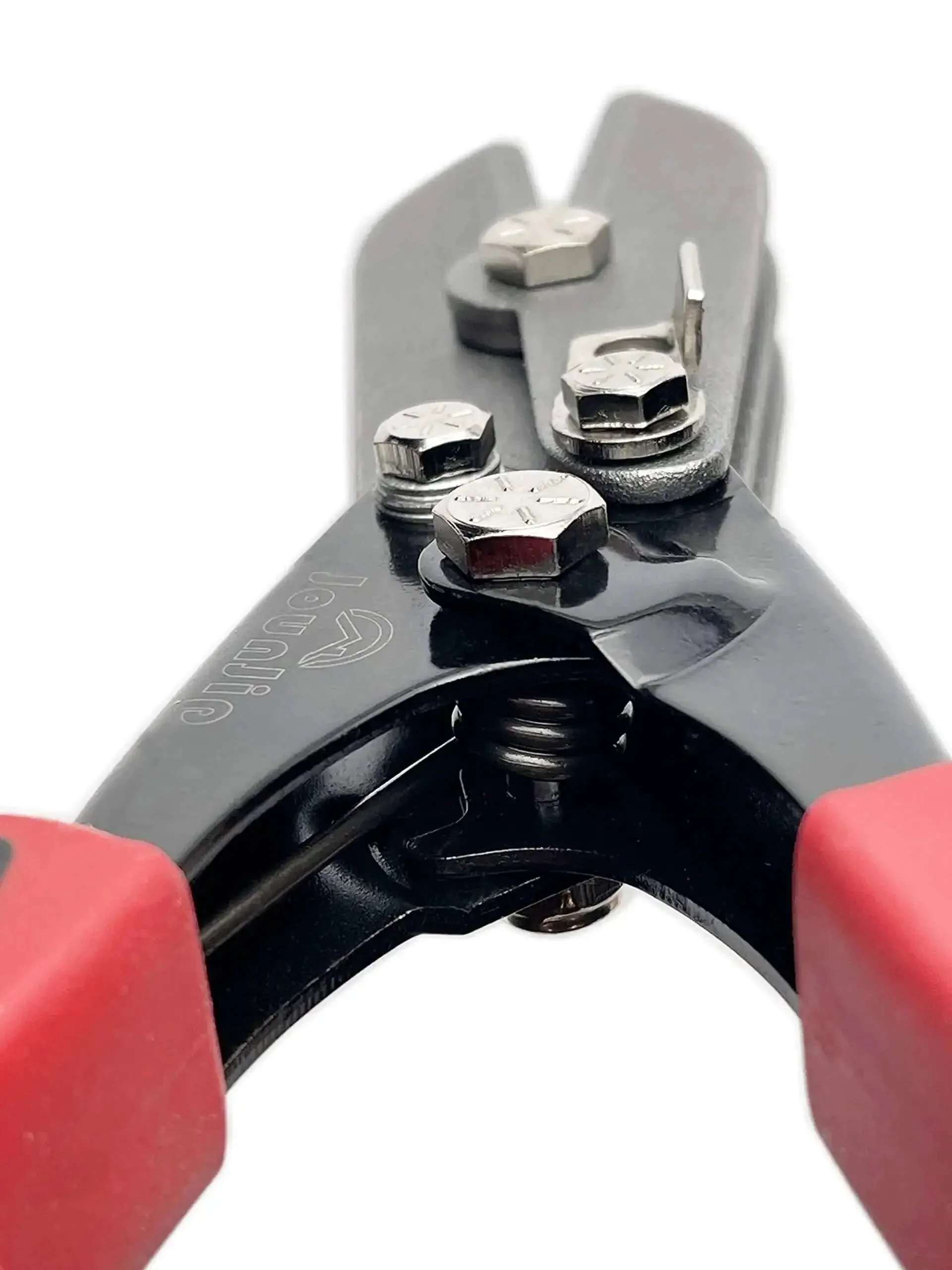 Five Blade Sheet Metal Crimper Hand Crimper For 24 To 28 Gauge Ductwork Downspout And Stove Pipe HVAC Tool Tight Crimp For Leak Proof Fit With Hardened Steel Handle And Non Slip Grip - Image 3