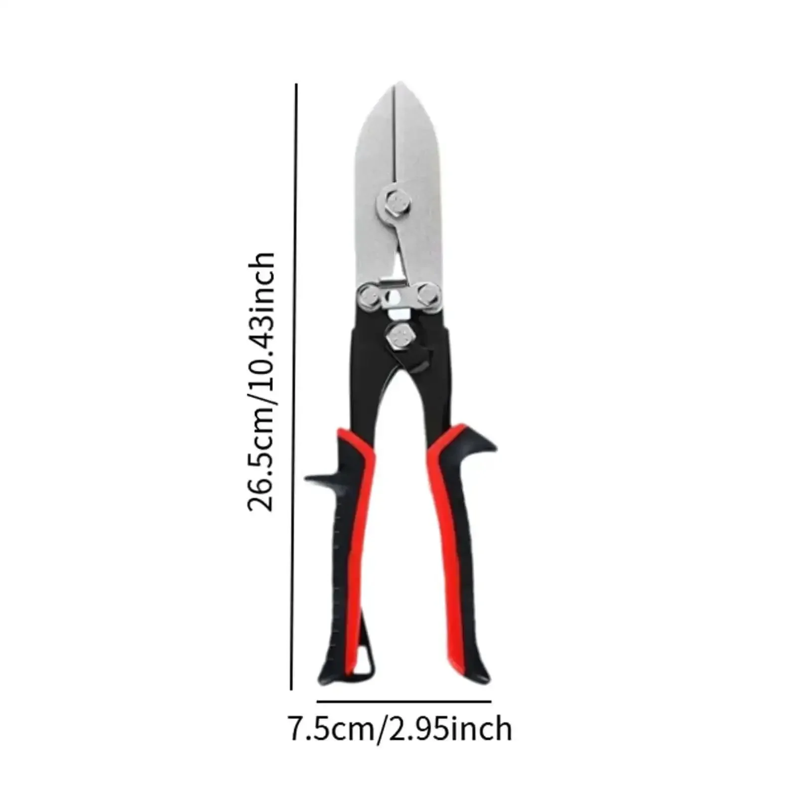 Five Blade Sheet Metal Crimping Tool For HVAC Pipes And Stove Vents Heavy Duty Hand Crimper 26.5 Cm Length Suits 24 28 Gauge Metal Alloy Steel Body Rubber Handle Multipurpose Pro Grade - Image 6
