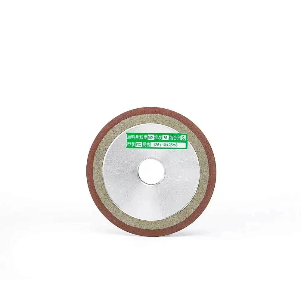 Five Diamond Grinding Wheel Cutter Grinder For Carbide Metal 125x32x8x8 150 To 400 Grit Pro Grade High Hardness Long Life For Precision Tool Grinding 45 Degree Edge - Image 2
