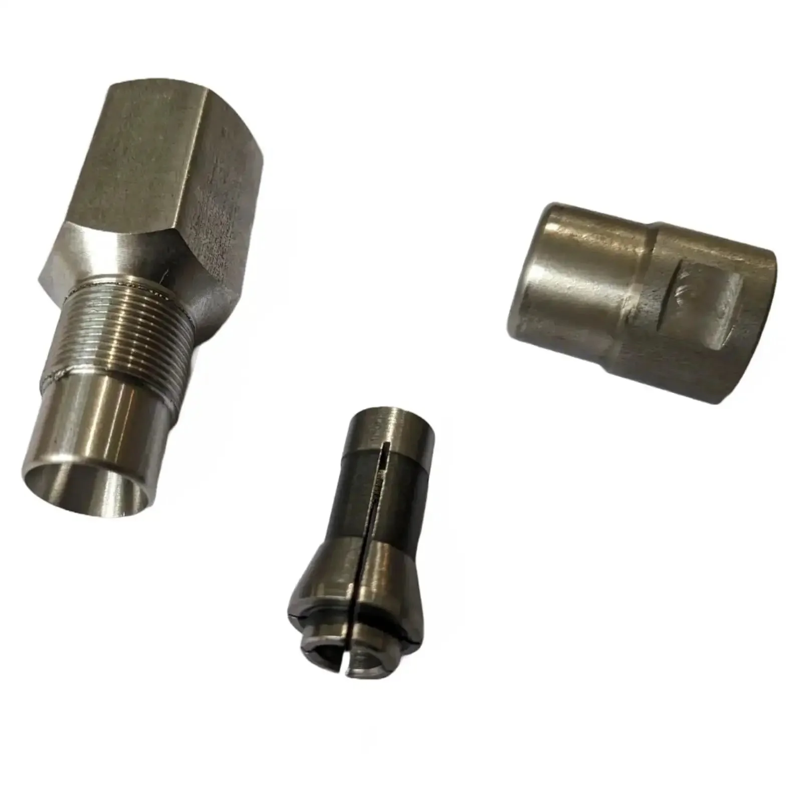Five Eighth UNC Thread Adapter With One Quarter Inch Collet For Angle Grinders Turns Your Grinder Into A Badass Rotary Tool And Lets You Mount Wheels Carbide Burrs Cutoff And Polishing Wheels 303 Stainless Body Made In USA - Image 6