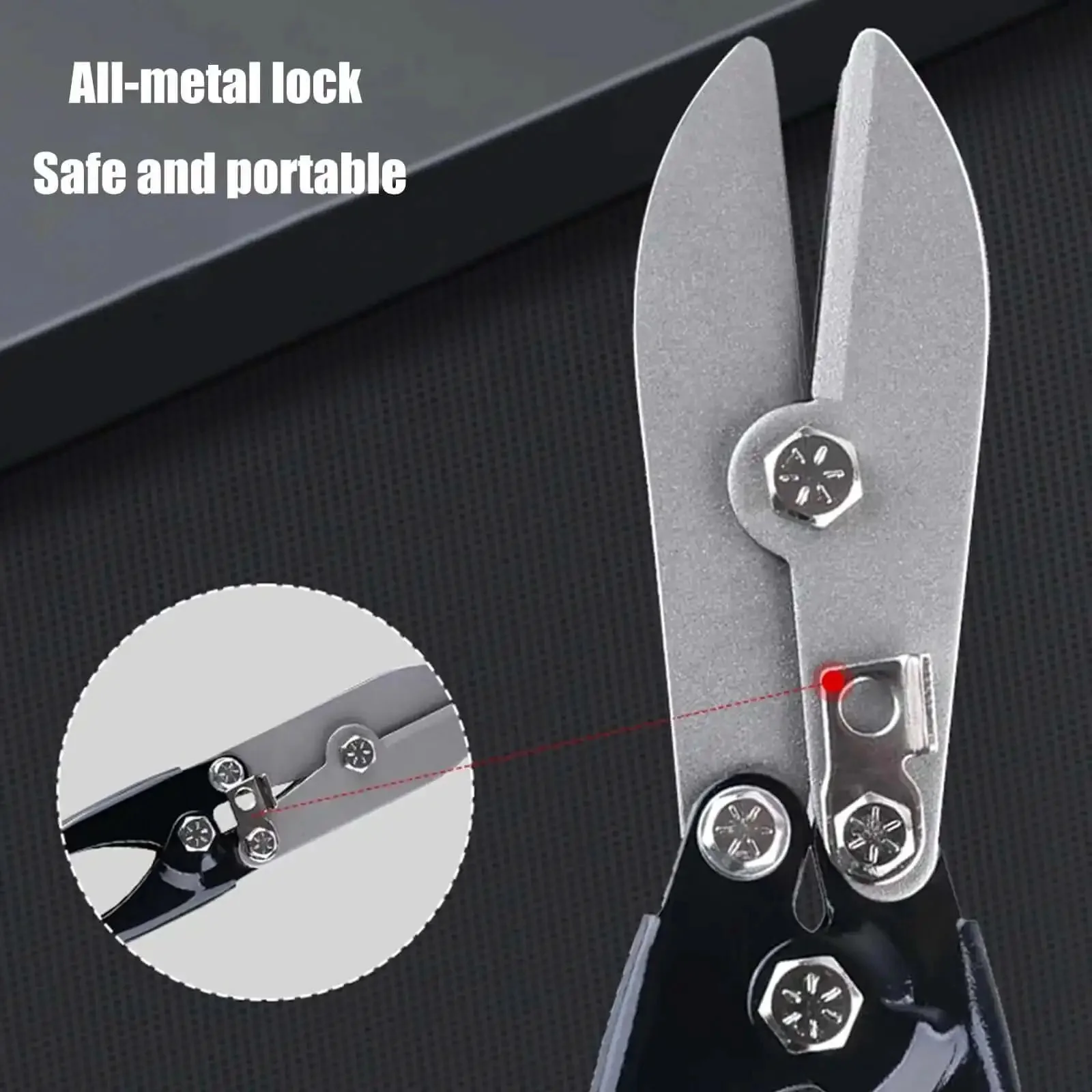 Five Metal Sheet Crimping Tool Made From High Carbon Steel With Ergonomic Nonslip Handle For Gutter And Pipe Systems Secure Locking Design Delivers Quick Leakproof Consistent Crimps On Downspouts And Fittings - Image 5