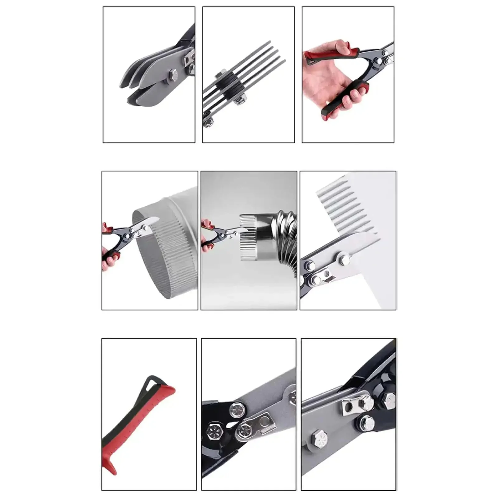 Five Metal Sheet Crimping Tool Made From High Carbon Steel With Ergonomic Nonslip Handle For Gutter And Pipe Systems Secure Locking Design Delivers Quick Leakproof Consistent Crimps On Downspouts And Fittings - Image 6