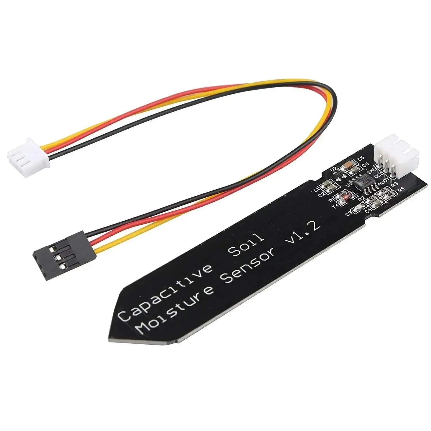 Five Pack Capacitive Analog Soil Moisture Sensor Modules 3.3 To 5.5V For Arduino And Raspberry Pi DIY Electronics Maker Friendly Corrosion Resistant Humidity Sensors For Smart Garden Projects - Image 6
