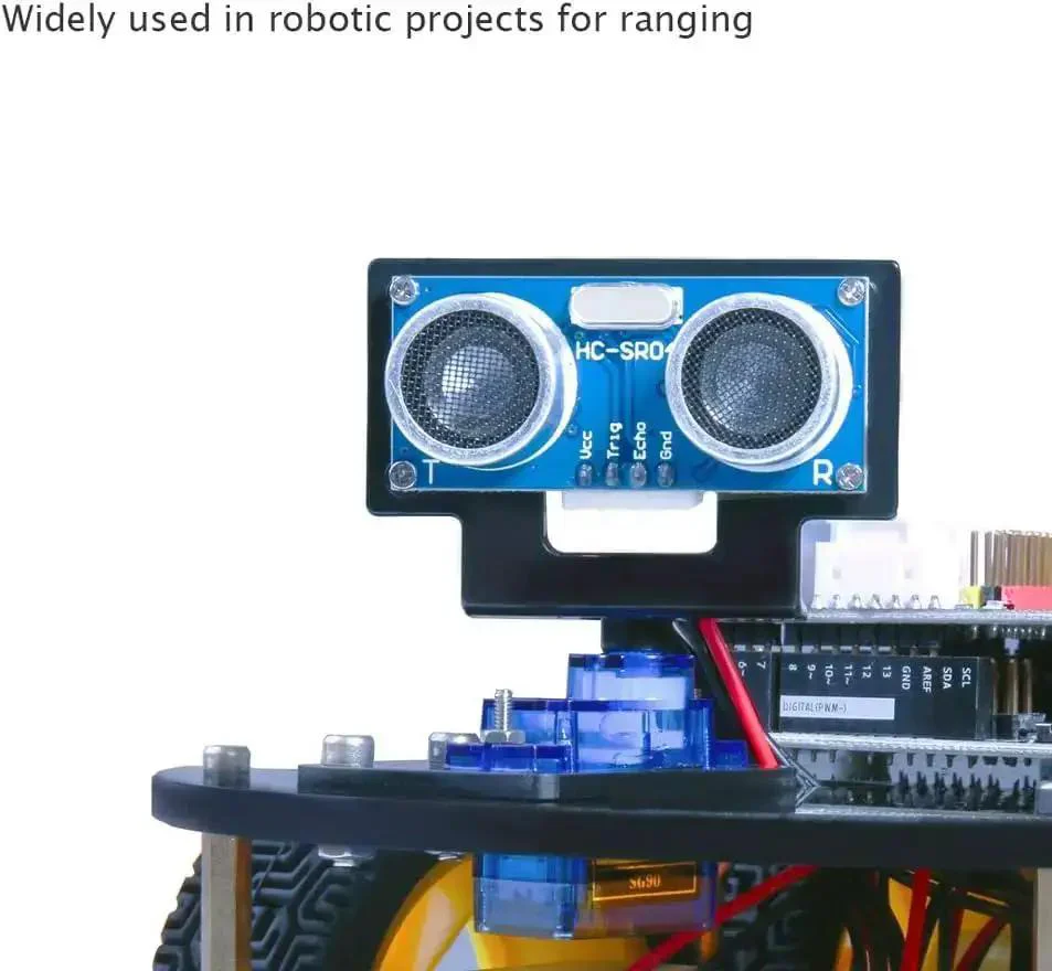 Five Pack HC SR04 Ultrasonic Distance Sensor Modules For Arduino Uno Mega Nano Projects Compatible With XBee ZigBee Plug And Play For DIY Robotics And Precise Distance Measuring - Image 4