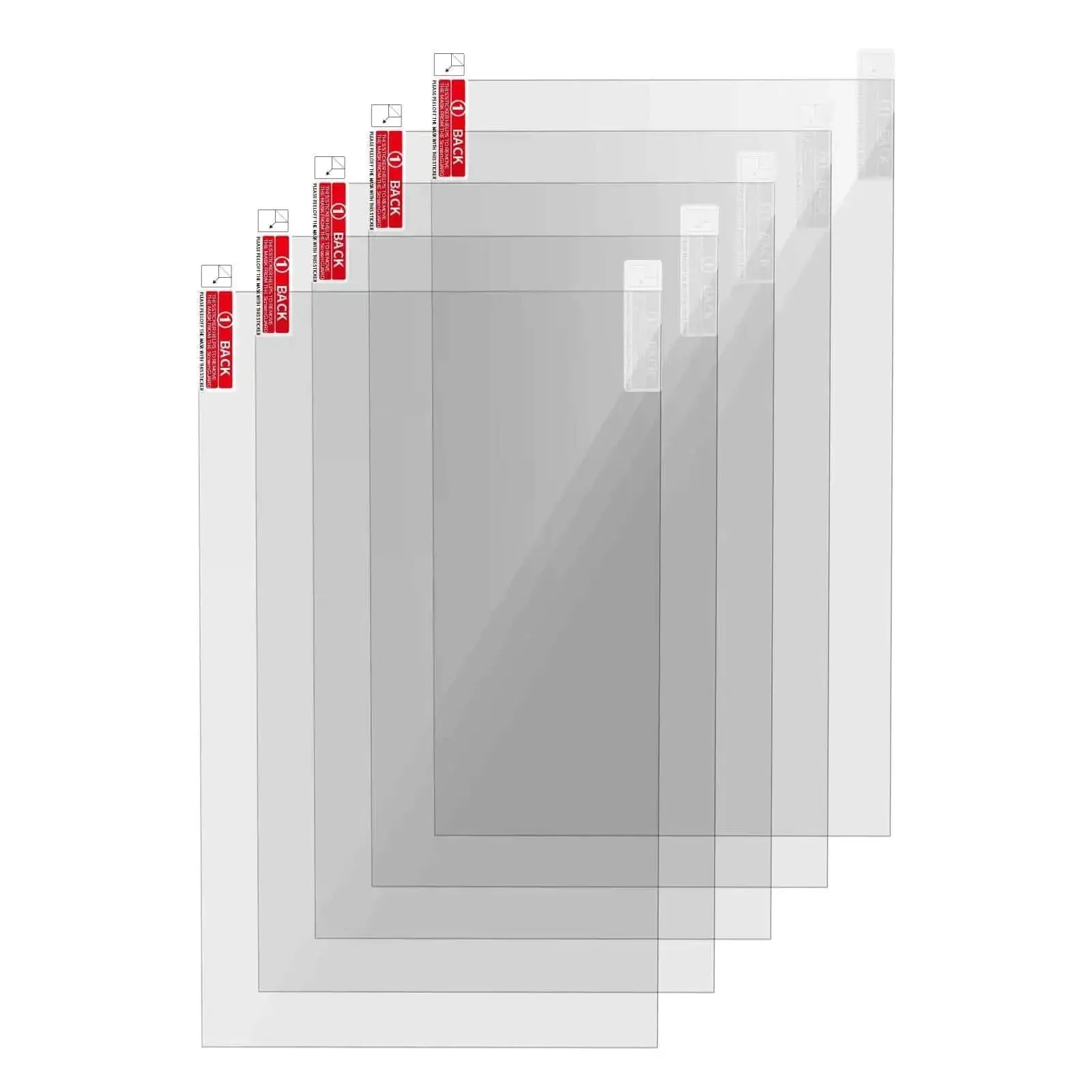 Five Pack Screen Protector For Anycubic Photon Mono 4 And Ultra Resin 3D Printers Ultra Clear Film With Over 95 Percent Transmittance And A Breeze To Install Keeps LCD Safe And Prolongs Screen Life