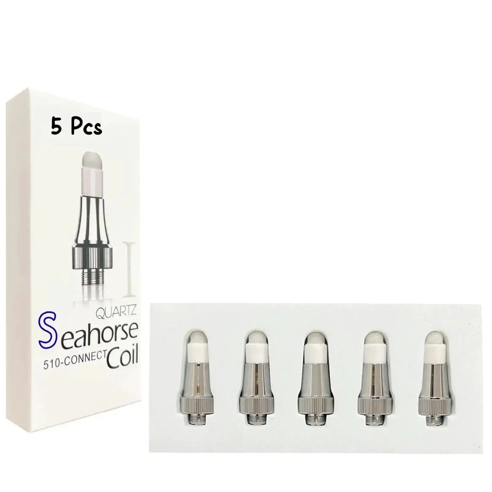 Five Pcs Seahorse Tips 1.0 Replacement Heads For Pen Pro Plus Soldering Iron Ceramic Heating Tip Quick Heat Tool 510 Thread Compatible Easy Install Slick Build For Welding Electronics And DIY Projects