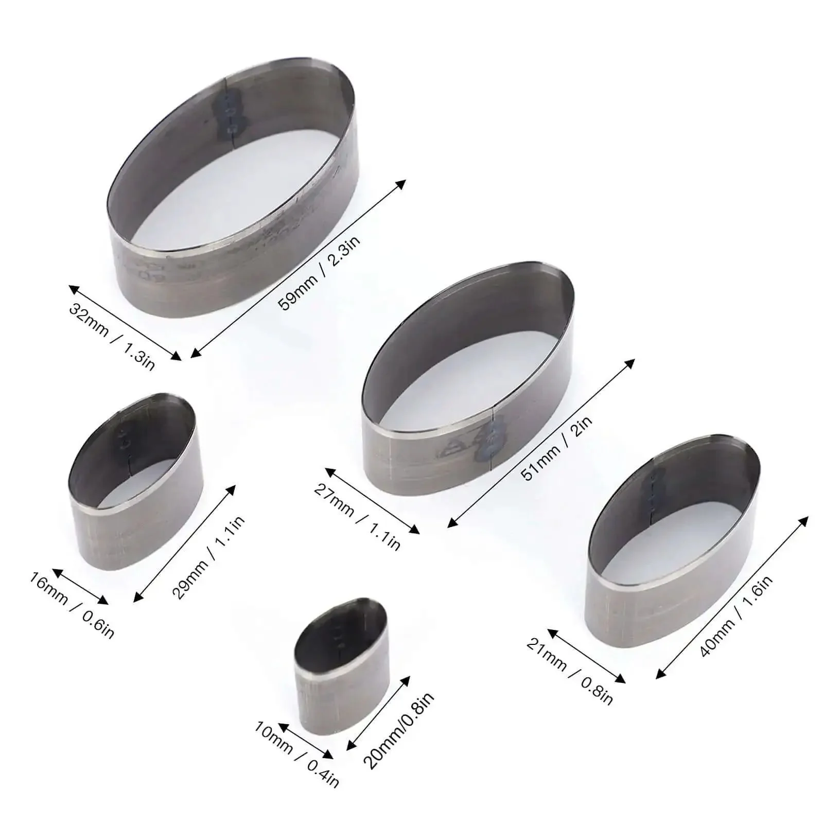Five Piece Leather Punch Die Set For DIY Leather Crafting Includes 10x20mm And 16x22mm Oval Hole Punches Hollow Cutter Kit Pro Grade High Carbon Steel Tools For Quick Precise Leather Cutting And Stamping - Image 7