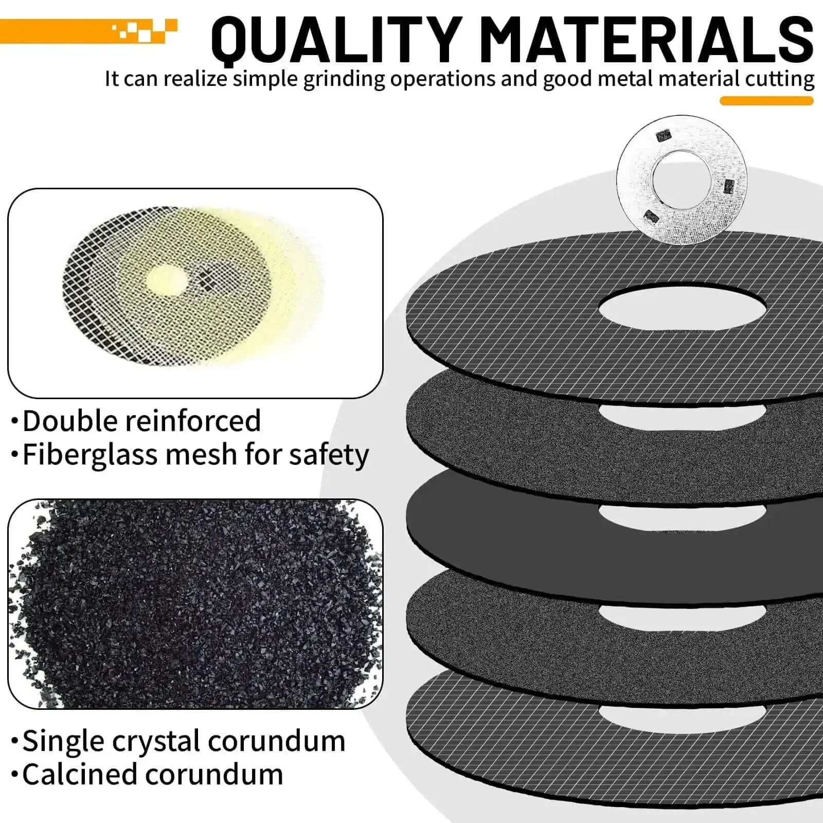 Five Piece Three Inch Cut Off Wheel Set With Quarter Inch Shaft Mandrel For Die Grinders And Rotary Tools Three Eighths Inch Arbor Hole Metal And Stainless Steel Cutting Discs Beast Heavy Duty Performance - Image 4