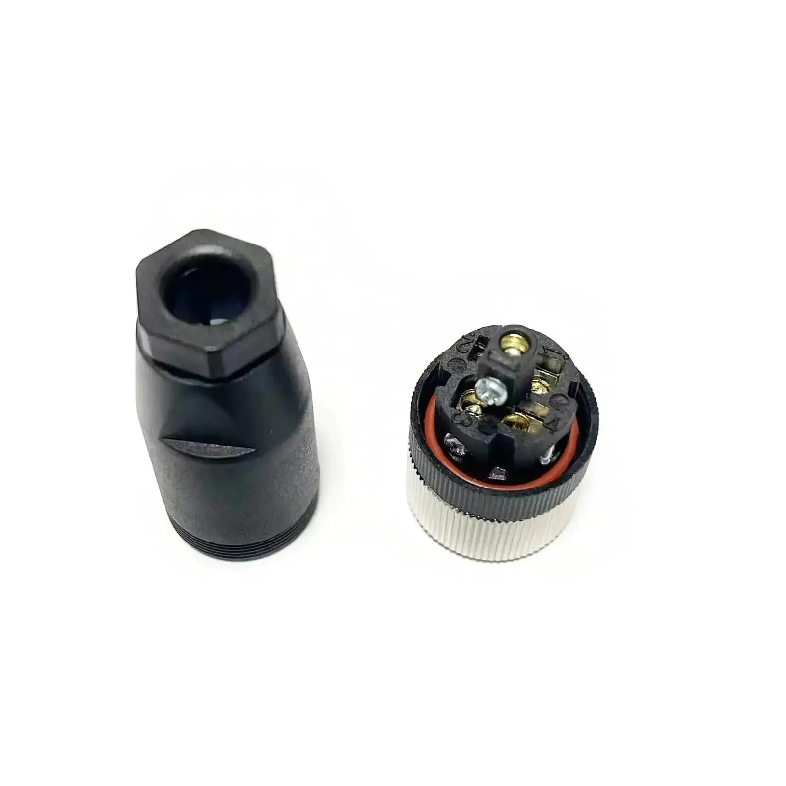 Five Pin B Code Female M12 Field Wiring Connector Industrial Circular Sensor Adapter Straight Type Wireable IP67 125V 4A For PG7 Cables Rugged Proven Performance - Image 3