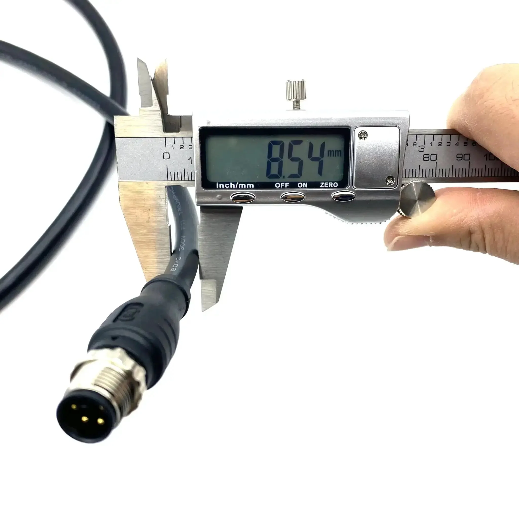 Five Pin L Code M12 Connector Cable From Female To Male For Rail Transit Power And Robotic Arm Control IP67 Waterproof 16A At 60V 1 Meter Wire PVC Shielded M12 Cable - Image 3