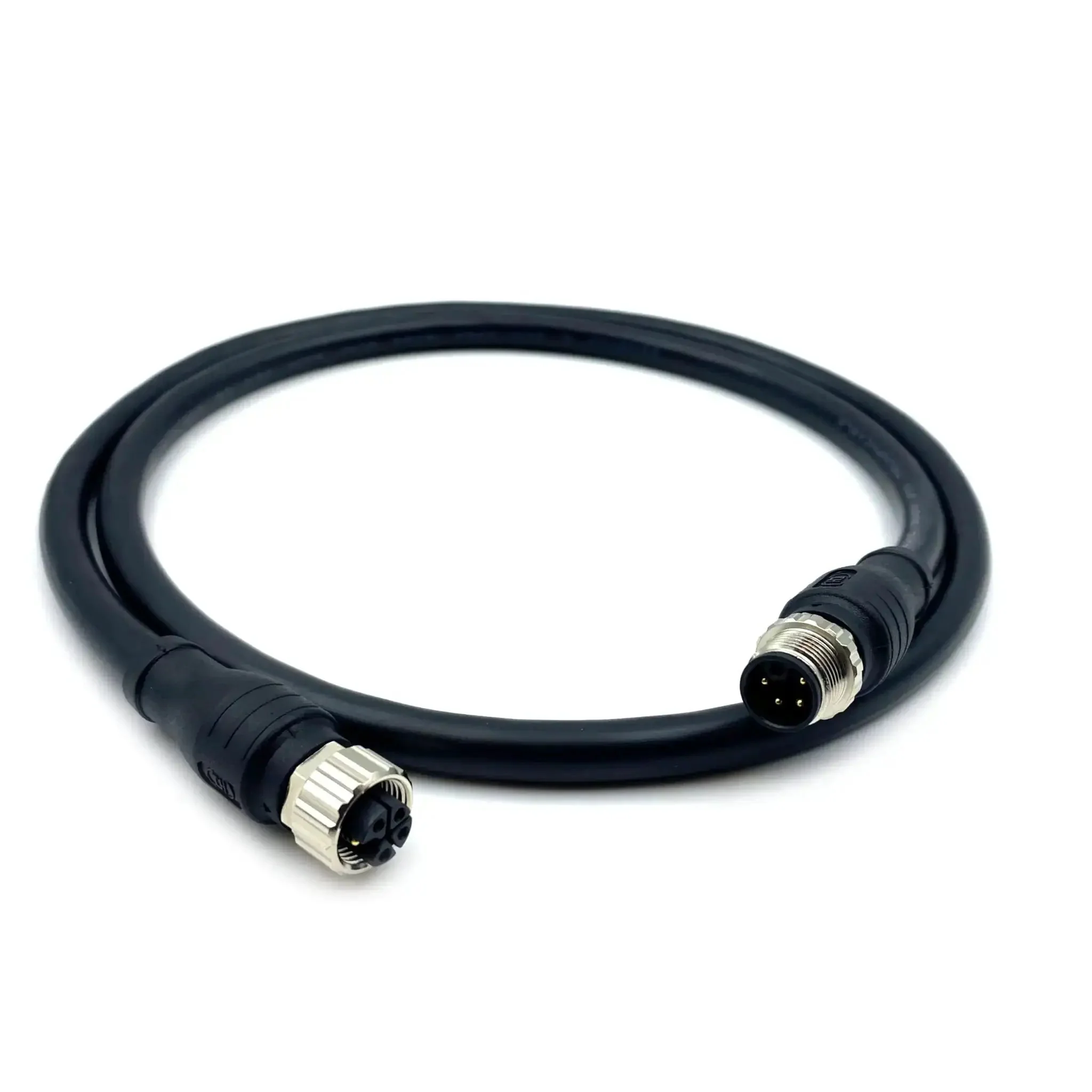 Five Pin L Code M12 Connector Cable From Female To Male For Rail Transit Power And Robotic Arm Control IP67 Waterproof 16A At 60V 1 Meter Wire PVC Shielded M12 Cable - Image 7