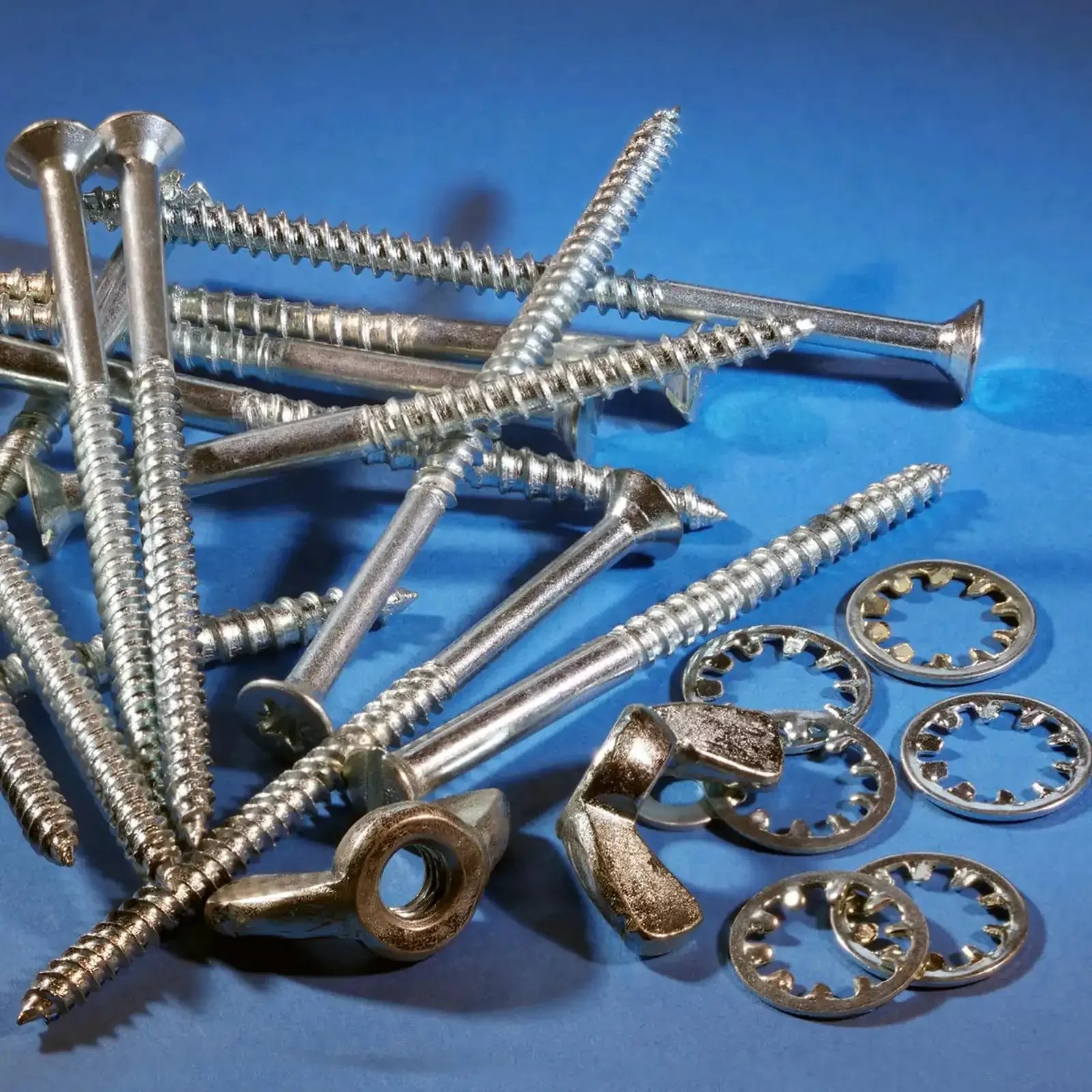 Five Sixteenth Inch External Tooth Lock Washer Set Twenty Pieces 304 Stainless Steel Multi Tooth Star Locking Washers For Auto And Home Projects Corrosion Resistant Durable Silver Tone - Image 2