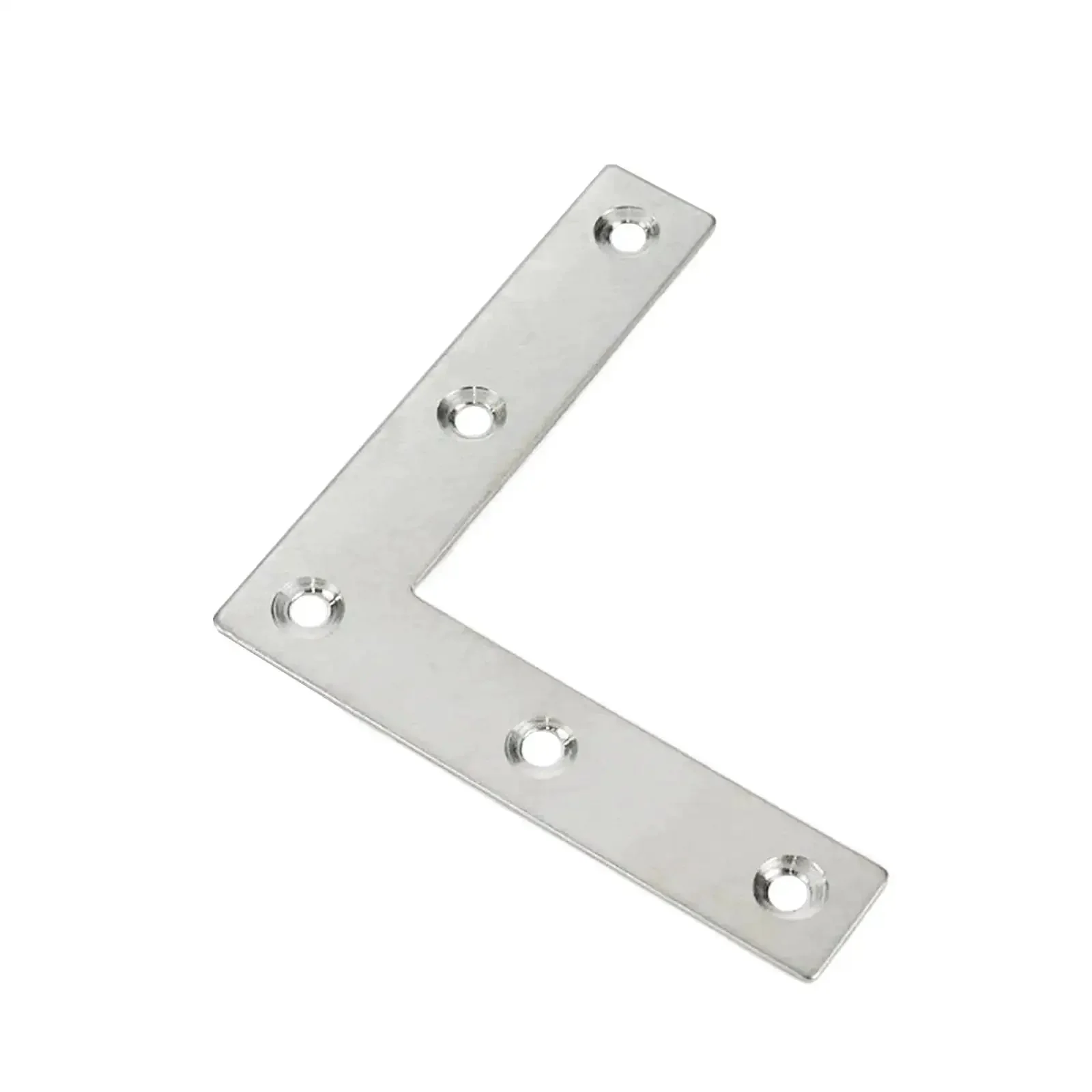 Flat L Bracket 80mm By 80mm Right Angle Mounts Premium Stainless Steel Pack Of 15 Heavy Duty Furniture Brackets With 4mm Holes And 1 5mm Thick Built To Last For Easy Install And Strong Shelves - Image 4
