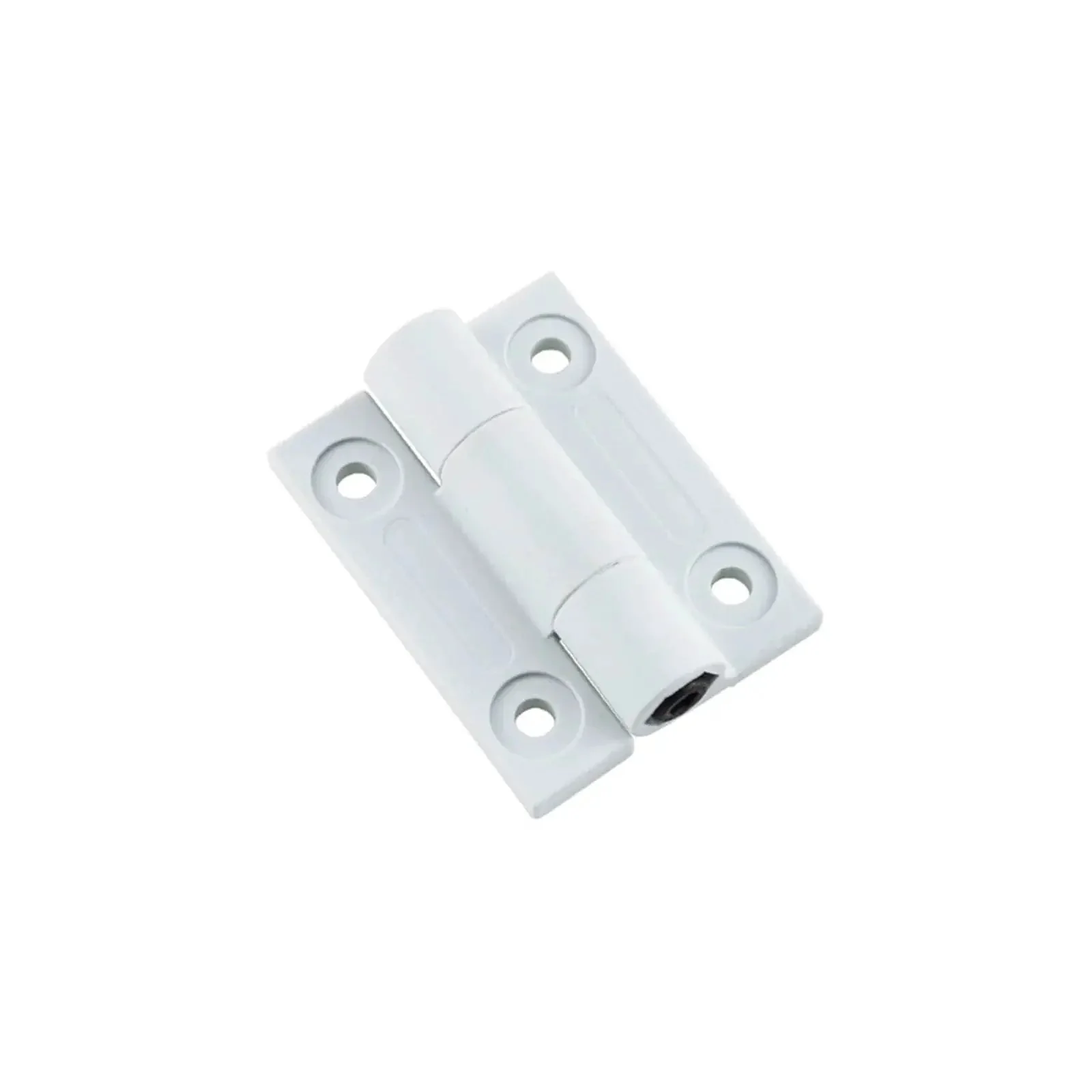 Flat Open Torque Hinges With Adjustable Damping For Free Positioning And Precise Stopping White 1 Piece Pack Durable Hardware For Doors Or Lids Easy Install And Smooth Operation