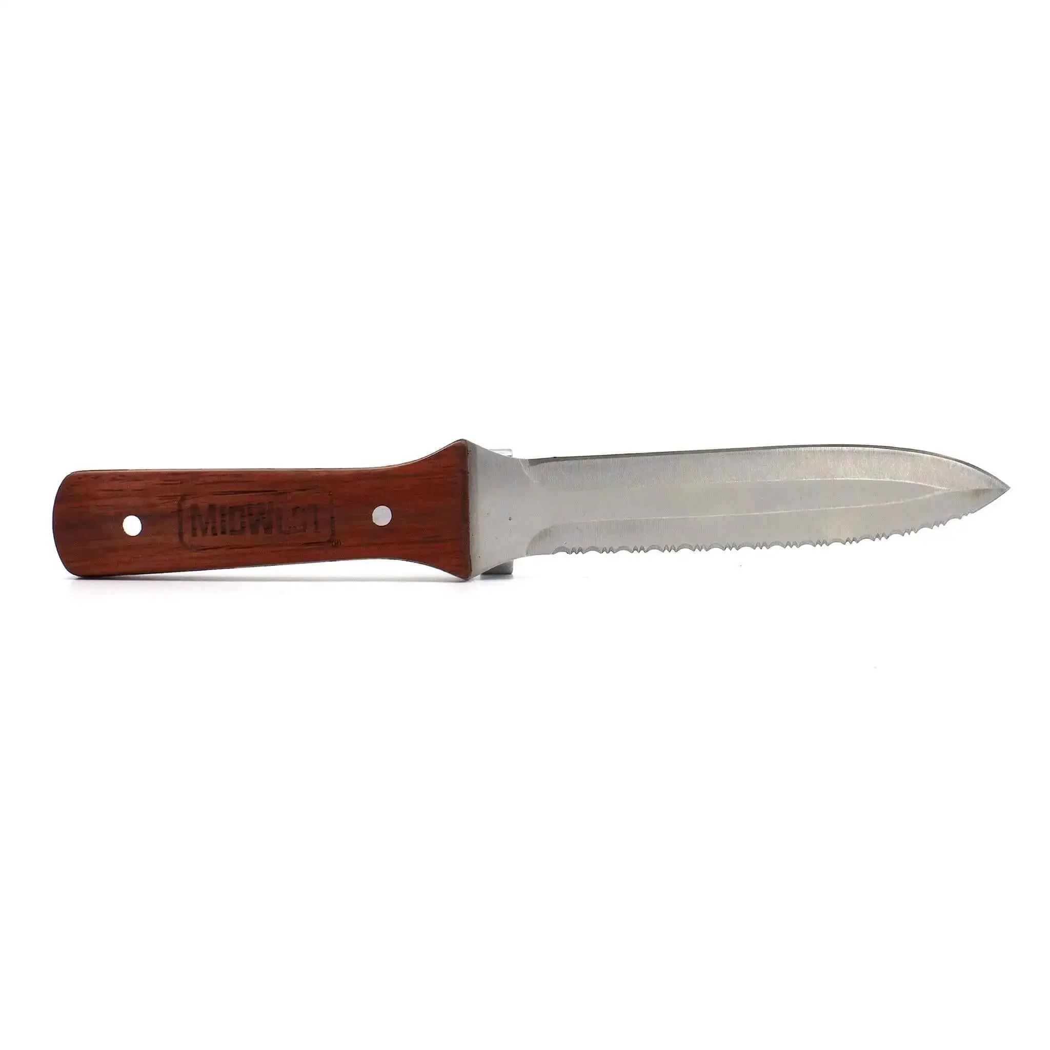 Flex Duct Knife With 5 Inch Stainless Blade Contoured Wooden Handle And Nylon Sheath Built For Tough HVAC Ductwork Full Tang Durability Easy Grip Pro Grade Gear - Image 6