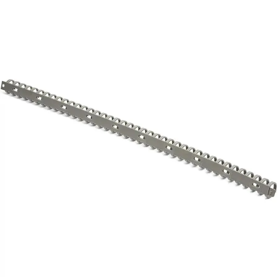 Flexible Cable Management Raceway Spine Vertebrae For Neat Cables, Three Quarters Inch Wide By One Half Inch High, 20 Inch Length, Nylon 66 Concealer Kit For Wall Duct And Power And Network Cables, Expands By Latching Units, UL Listed, TAA - Image 3
