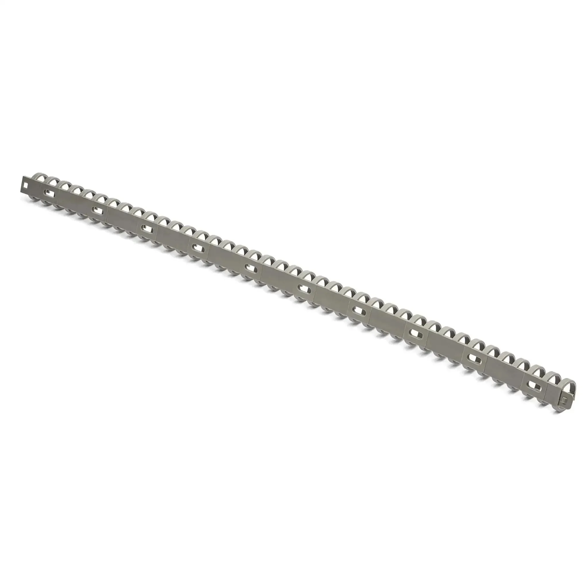Flexible Cable Management Raceway Spine Vertebrae For Neat Cables, Three Quarters Inch Wide By One Half Inch High, 20 Inch Length, Nylon 66 Concealer Kit For Wall Duct And Power And Network Cables, Expands By Latching Units, UL Listed, TAA - Image 7