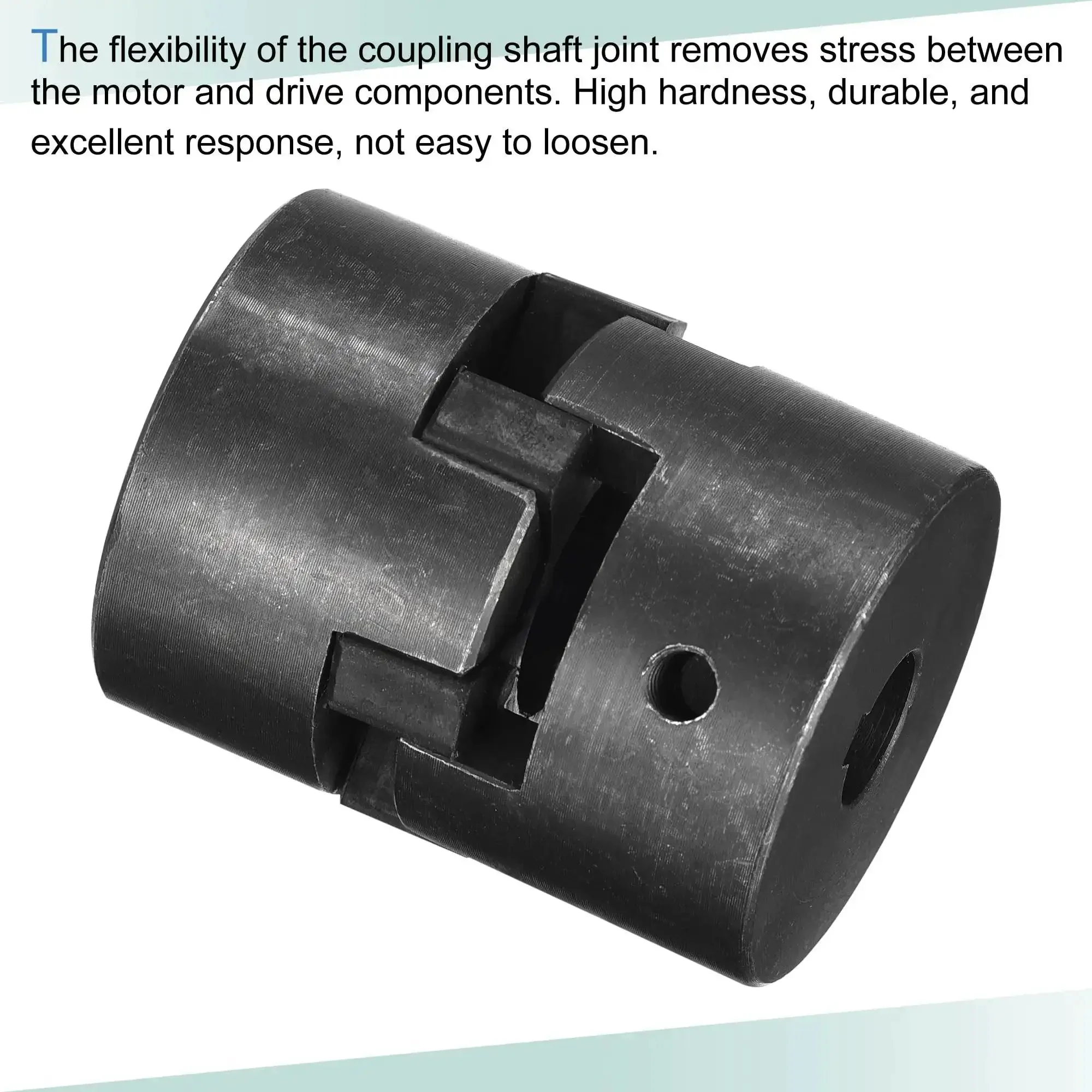 Flexible Coupling Shaft 12mm To 25mm Bore Motor Coupler Joint For Servo And Stepper Motors, 52mm Long, 44.5mm OD, 4mm Or 7.8mm Slot Width, 45 Steel Pro Grade, Connects Encoders And Screw Drives With Easy Alignment And Vibration Dampening - Image 3