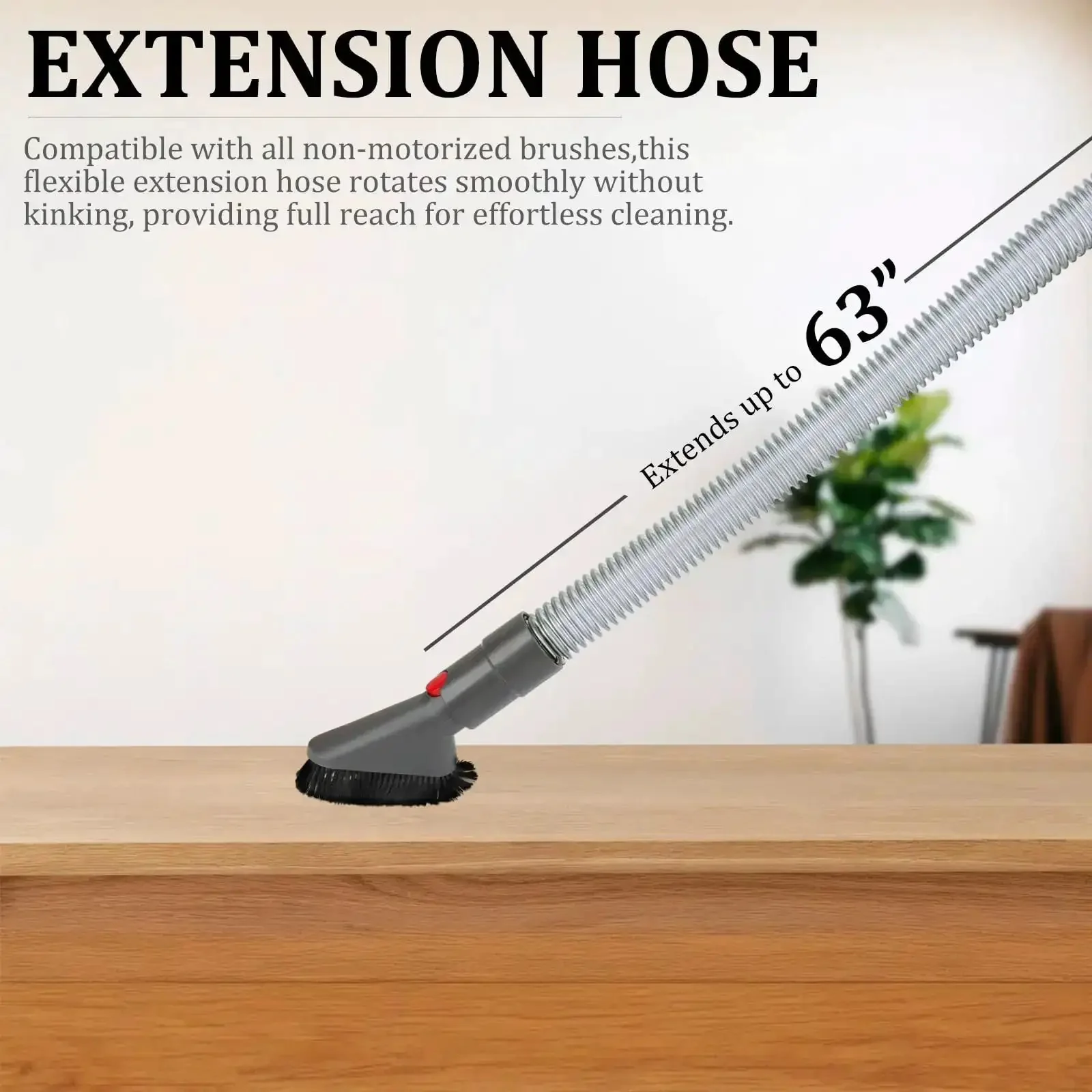 Flexible Extension Hose Attachment For Cordless Vacuum Cleaners Compatible With V15 V15s Gen5 V12 V11 V10 V9 V8 V7 Models And A Range Of Cordless Generations Easy Fit Slim Design Durable Parts For Quick And Thorough Home Cleaning - Image 2
