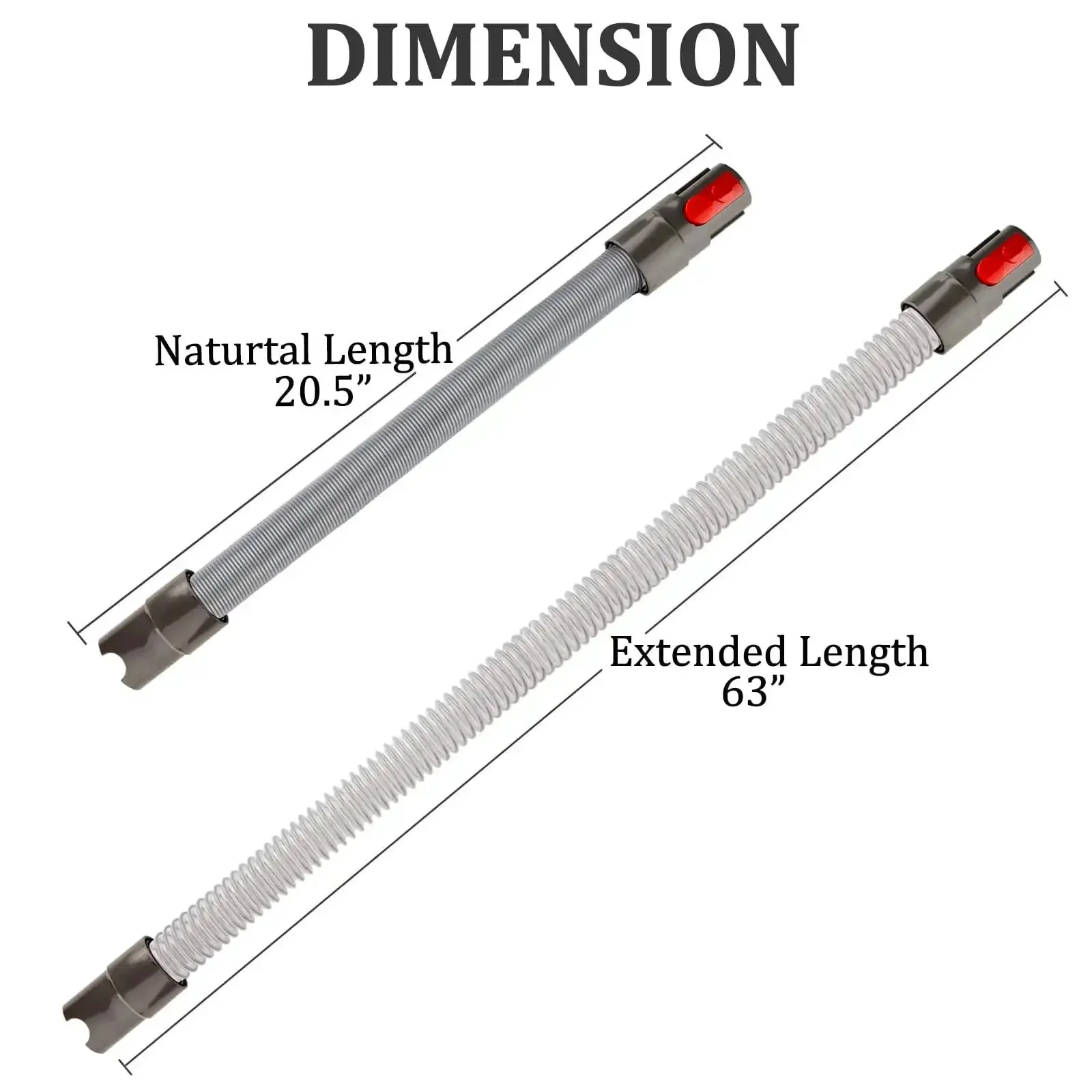 Flexible Extension Hose Attachment For Cordless Vacuum Cleaners Compatible With V15 V15s Gen5 V12 V11 V10 V9 V8 V7 Models And A Range Of Cordless Generations Easy Fit Slim Design Durable Parts For Quick And Thorough Home Cleaning - Image 3