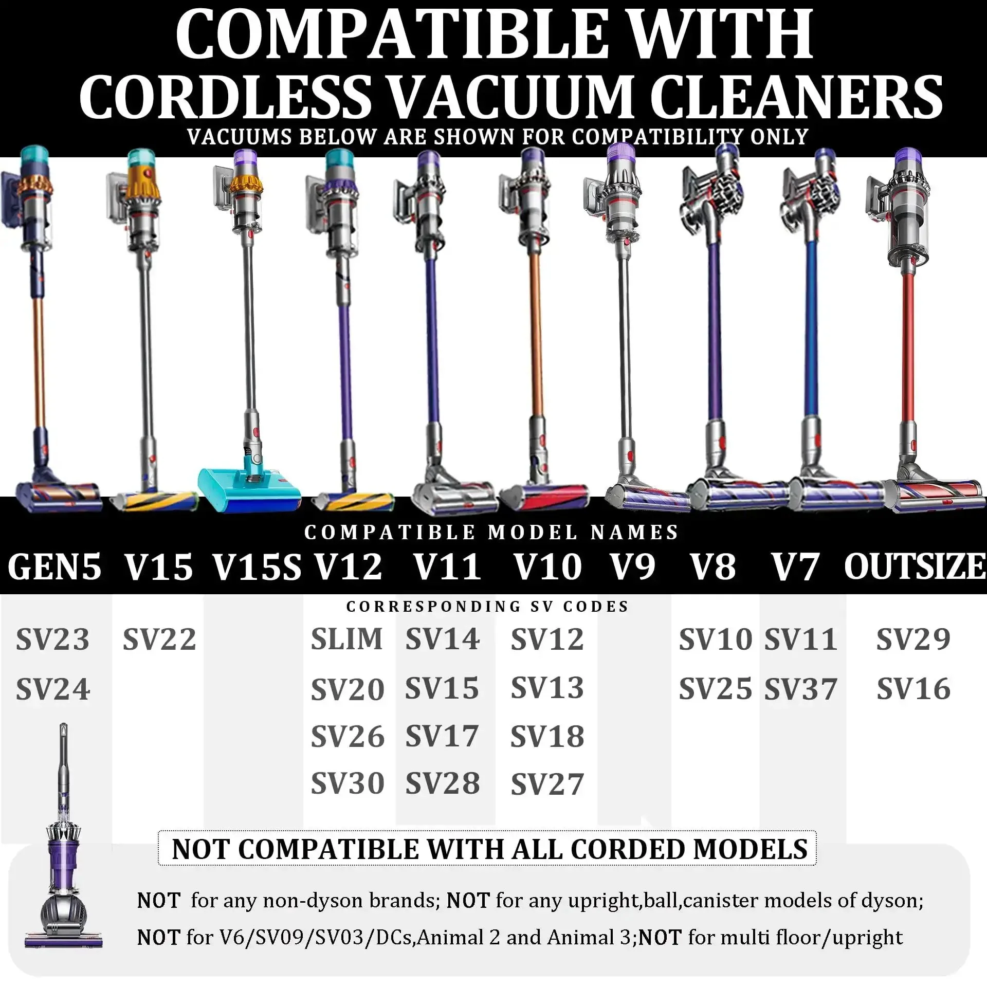 Flexible Extension Hose Attachment For Cordless Vacuum Cleaners Compatible With V15 V15s Gen5 V12 V11 V10 V9 V8 V7 Models And A Range Of Cordless Generations Easy Fit Slim Design Durable Parts For Quick And Thorough Home Cleaning - Image 7