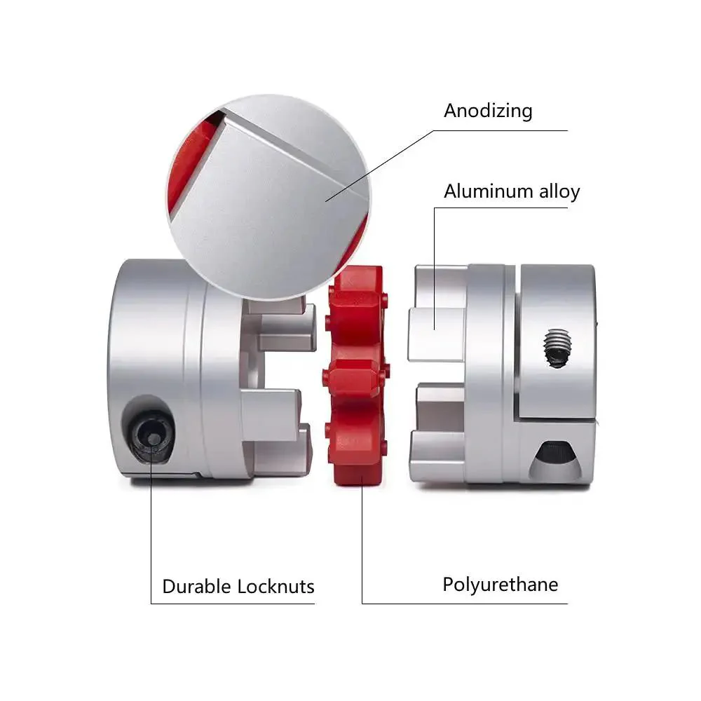 Flexible Shaft Coupling Made From Durable Aluminum For 3D Printers And CNC Machines 25Mm Diameter 30Mm Length With 6Mm Bore Perfect For Servo And Stepper Motors High Precision Tolerance Plug And Play Easy Install - Image 5