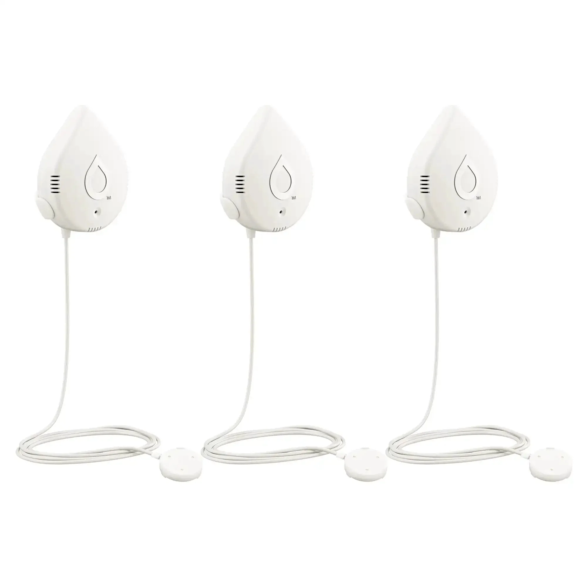 Flo Smart Water Leak Detector 3 Pack, Home Water Sensor Alarm With Real Time Alerts, Round The Clock Leak Monitoring For Basement, Washing Machine, Hot Water Tank, And More To Prevent Costly Damage