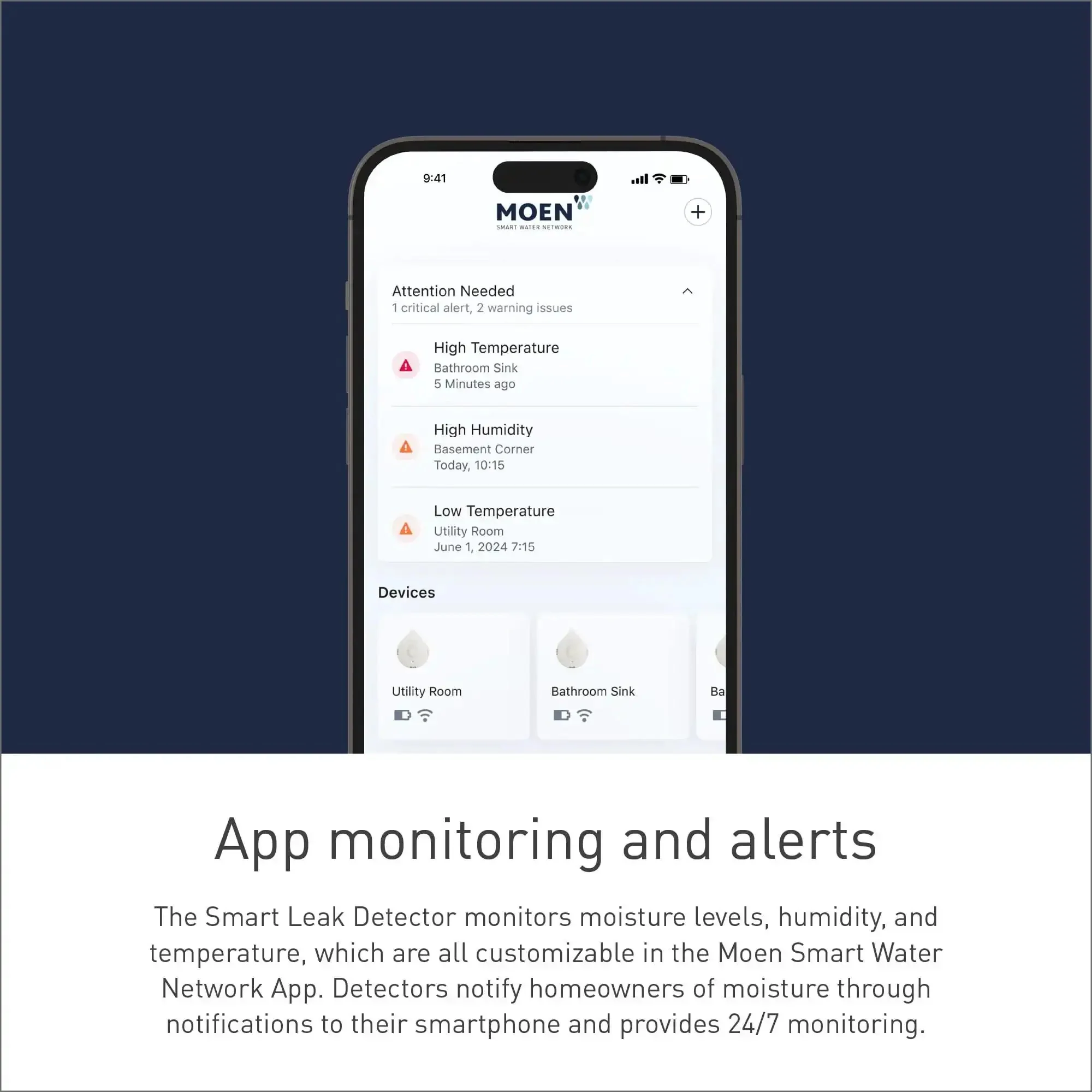 Flo Smart Water Leak Detector 3 Pack, Home Water Sensor Alarm With Real Time Alerts, Round The Clock Leak Monitoring For Basement, Washing Machine, Hot Water Tank, And More To Prevent Costly Damage - Image 13