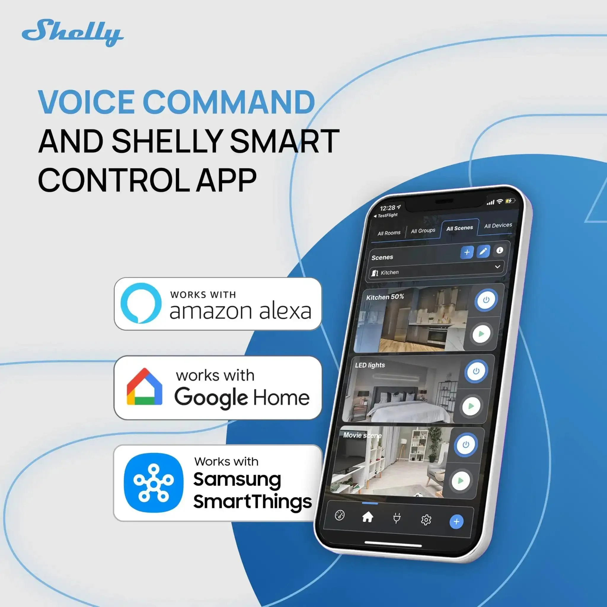Flood Gen4 Smart Flood Sensor With Leak Cable, WiFi Bluetooth Zigbee Matter, Real Time Water Leak Alerts, Works With Alexa, Google Home, SmartThings, Apple HomeKit, IP44 Weatherproof - Image 2
