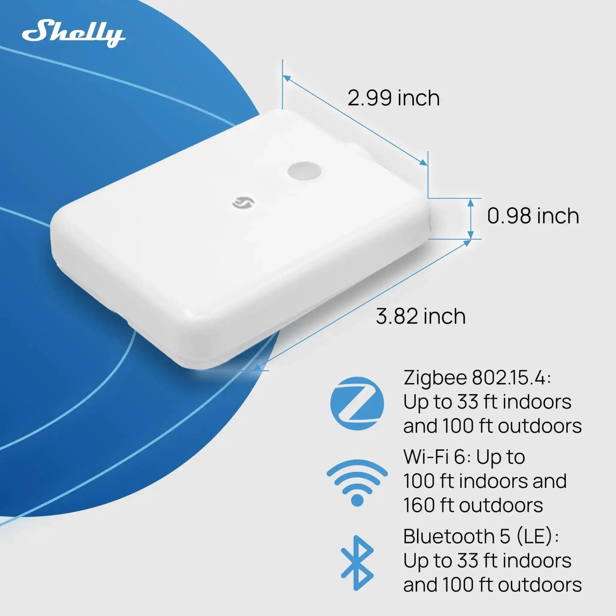 Flood Gen4 Smart Flood Sensor With Leak Cable, WiFi Bluetooth Zigbee Matter, Real Time Water Leak Alerts, Works With Alexa, Google Home, SmartThings, Apple HomeKit, IP44 Weatherproof - Image 5