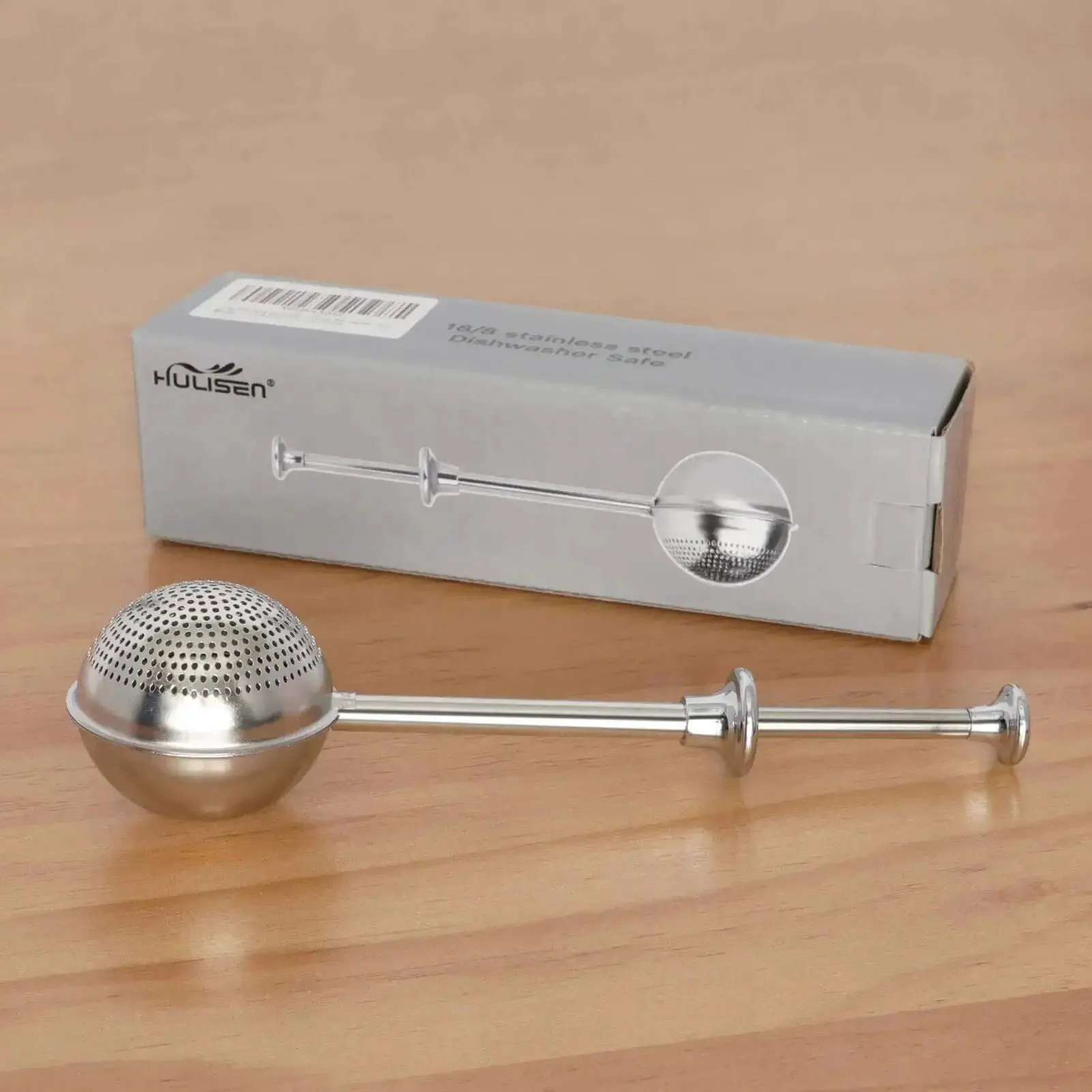 Flour Duster For Baking One Handed Operation Stainless Steel Powdered Sugar Shaker Duster Pick Up And Dust Flour Sifter Great For Cocoa Powder And Powdered Sugar No Mess Gift Package Included - Image 2
