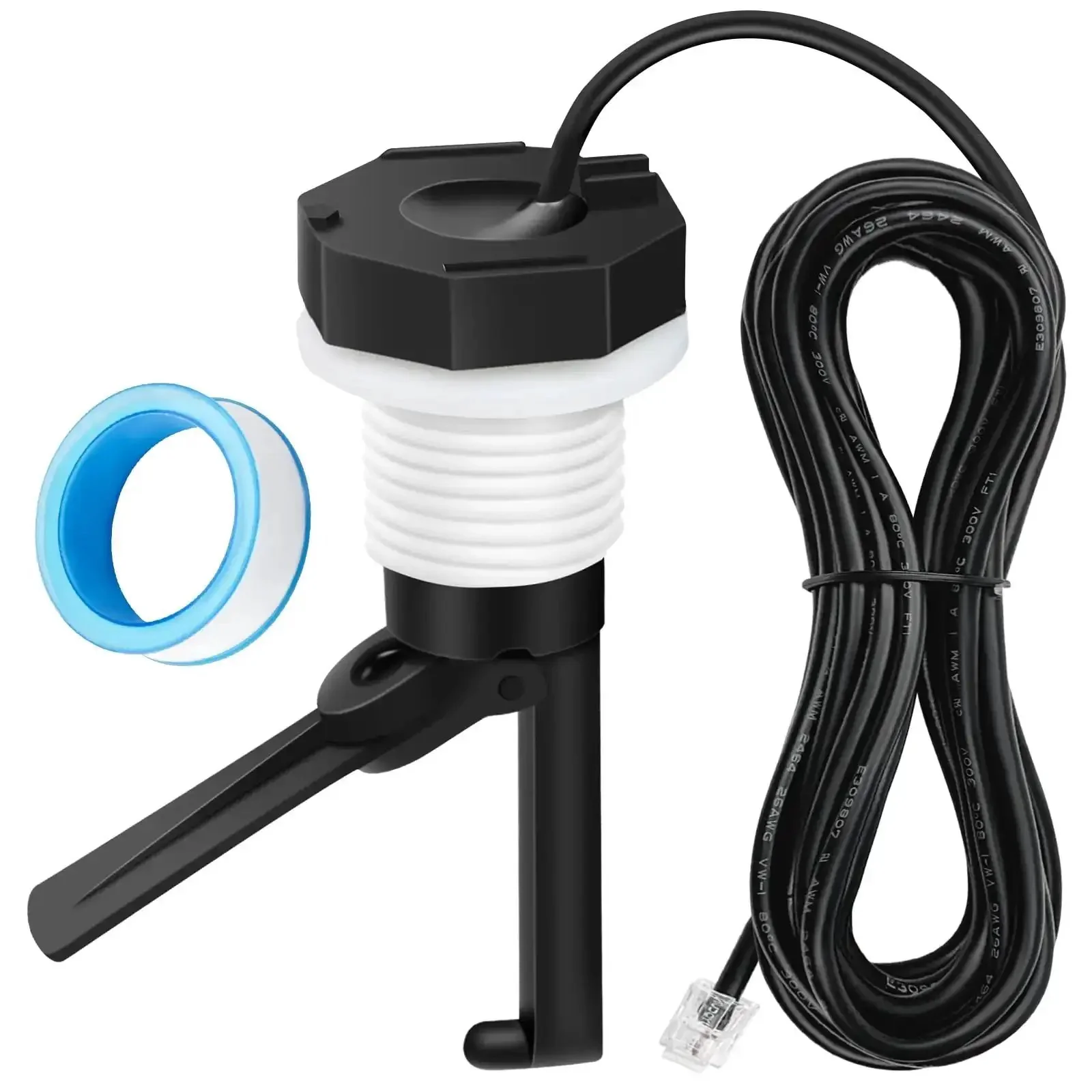 Flow Switch For Hayward Goldline Aquarite Salt Systems With 15 Foot Cable Direct Replacement For GLXFLORP Easy Install And Protects Salt Cell And Chlorine Generator Works With Aqua Rite Pro Logic Aqua Logic