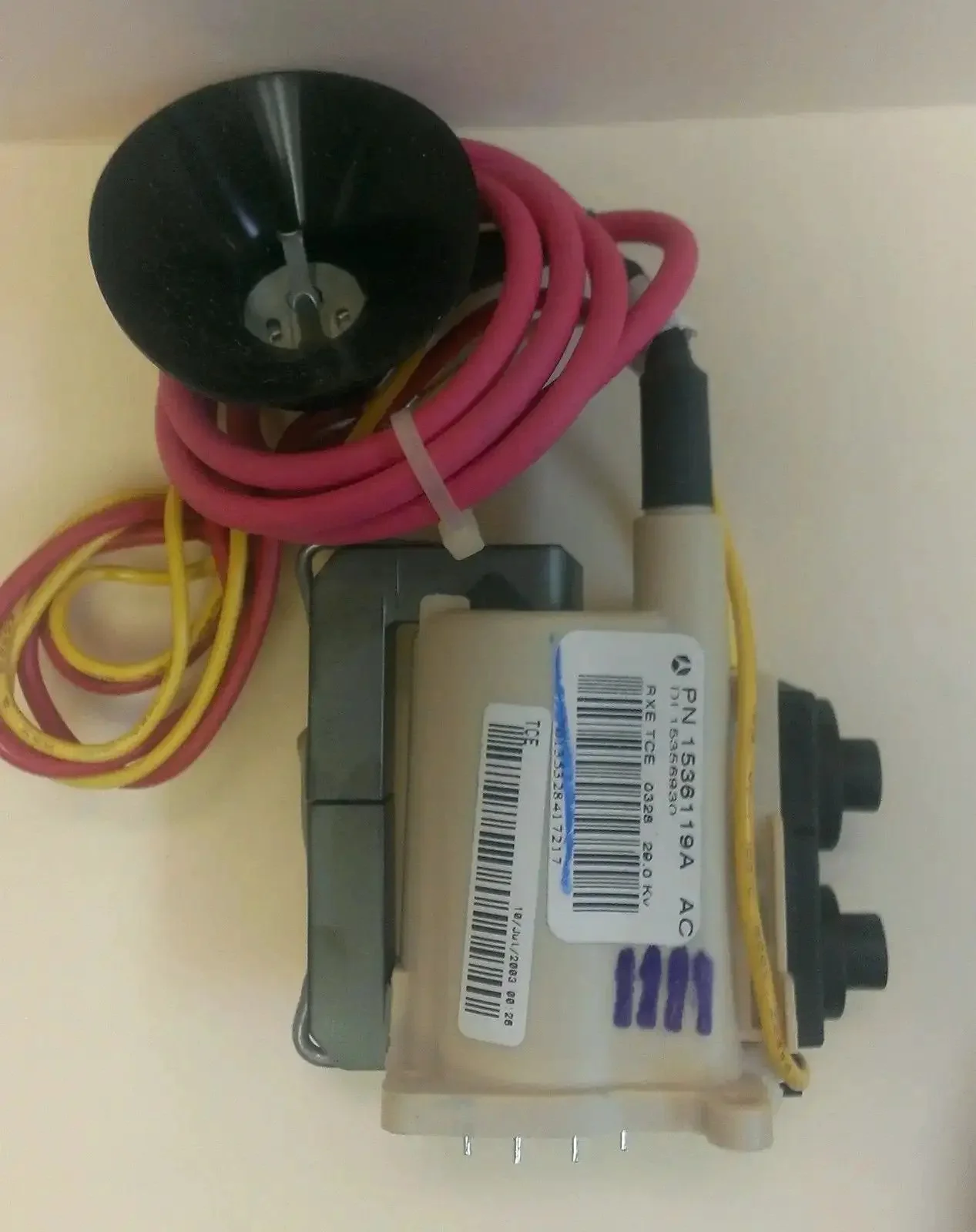 Flyback Transformer 244229 1536119A Replacement Part For RCA Televisions Also Replaces 247718 And 244247 Original RCA Equipment CRT TV Plug And Play Ready Durable High Voltage Coil For Vintage Sets