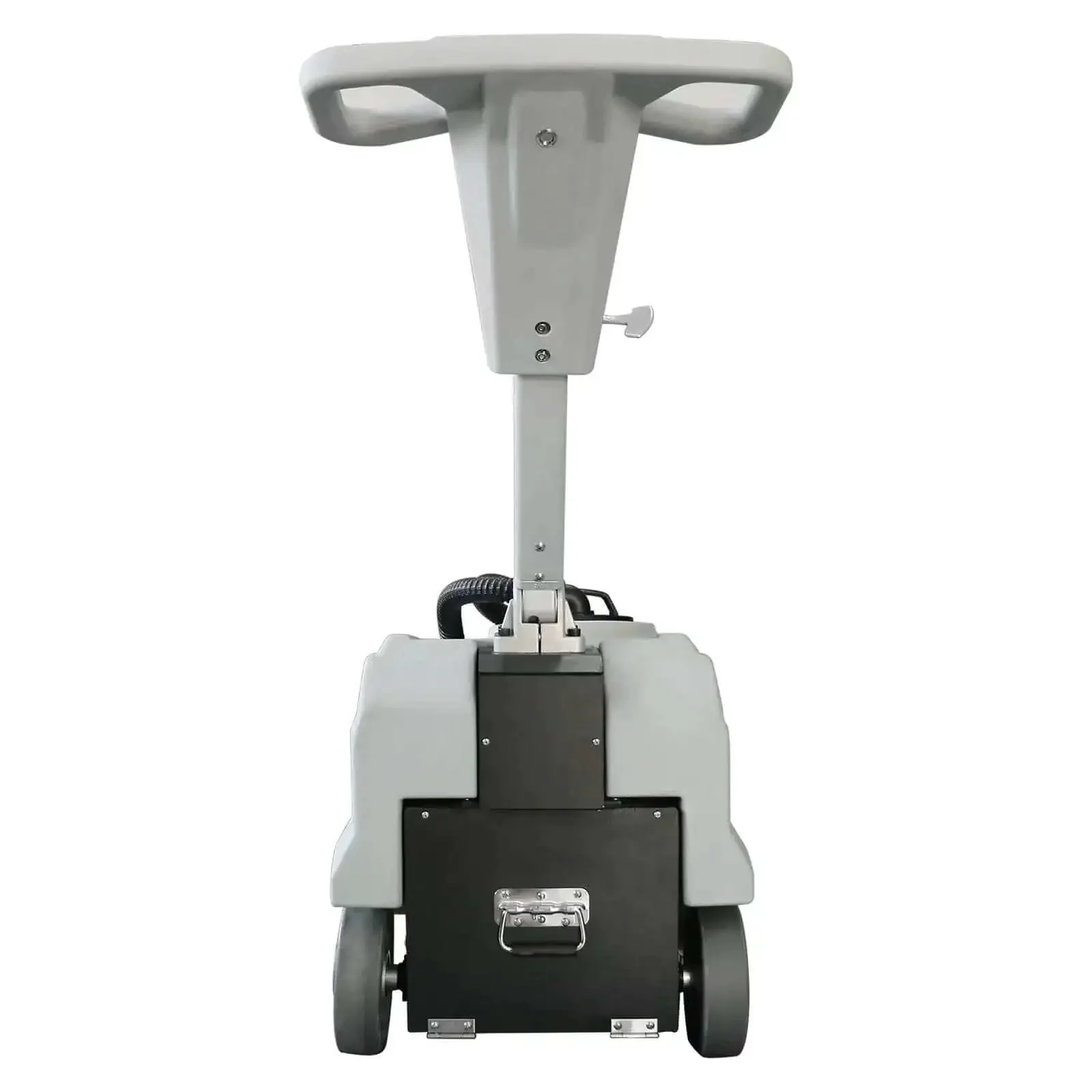 Foldable Walk Behind Floor Scrubber Machine With 180 RPM And 300W Motor, Heavy Duty Hand Push Design, 17L Sewage Tank And 15L Solution Tank, Delivers 1500 Sq Meters Per Hour Cleaning, Great For Office, Restaurant, Industrial Spaces - Image 2