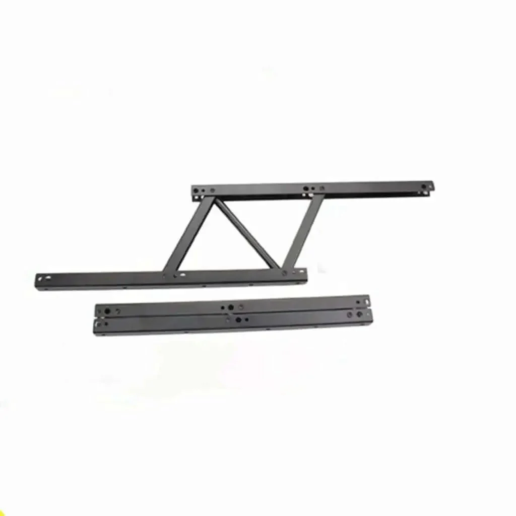 Folding Spring Hinge For Tables And Desks, Two Pack Heavy Duty Furniture Lift Mechanism, Standing Desk Frame Support, Rack Shelf Hardware For Cabinets, Closets, Shoe Cabinets And Cupboards